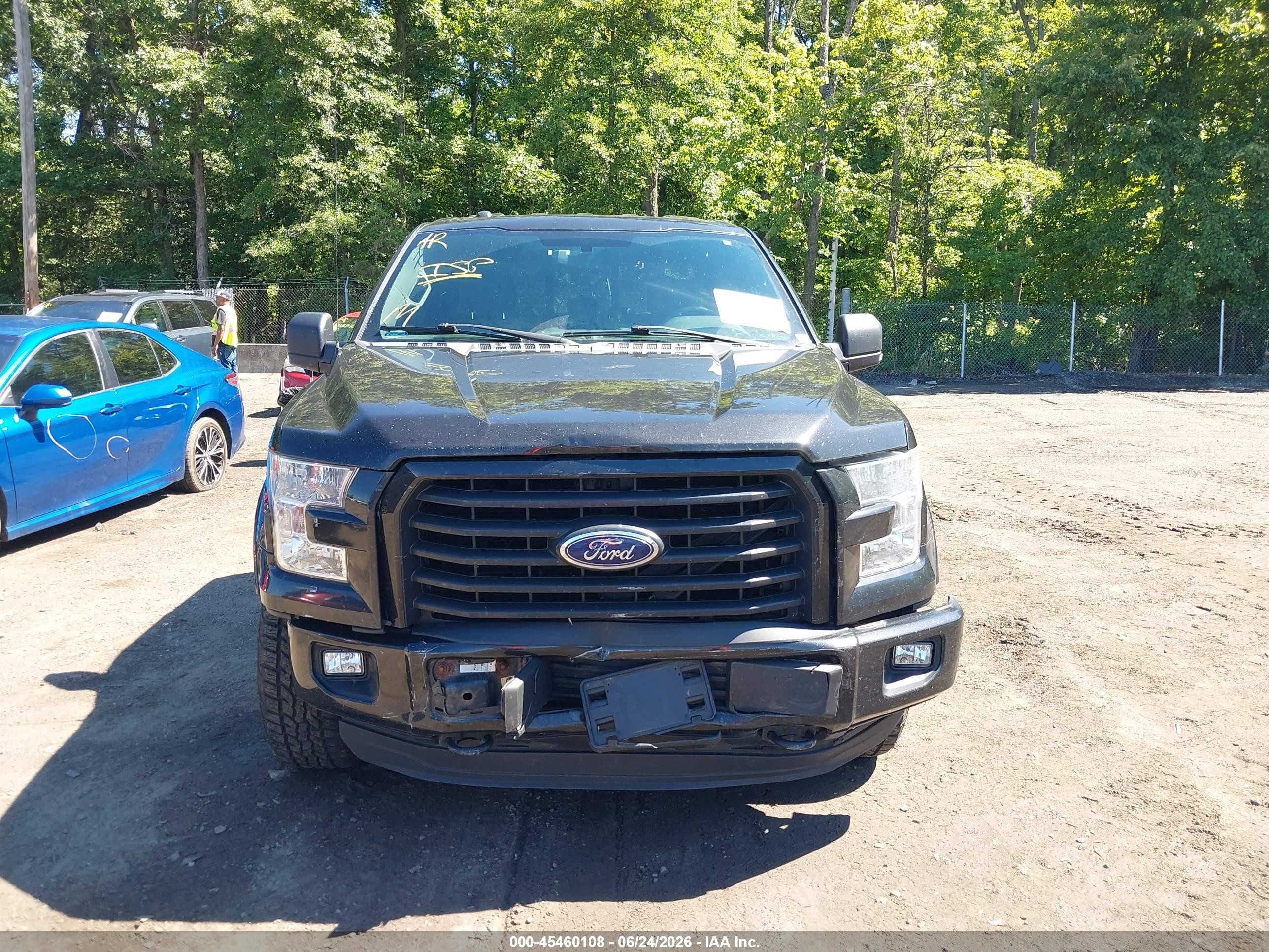 2015 Ford F-150 Xlt Black vin: 1FTFX1EF1FKE57597