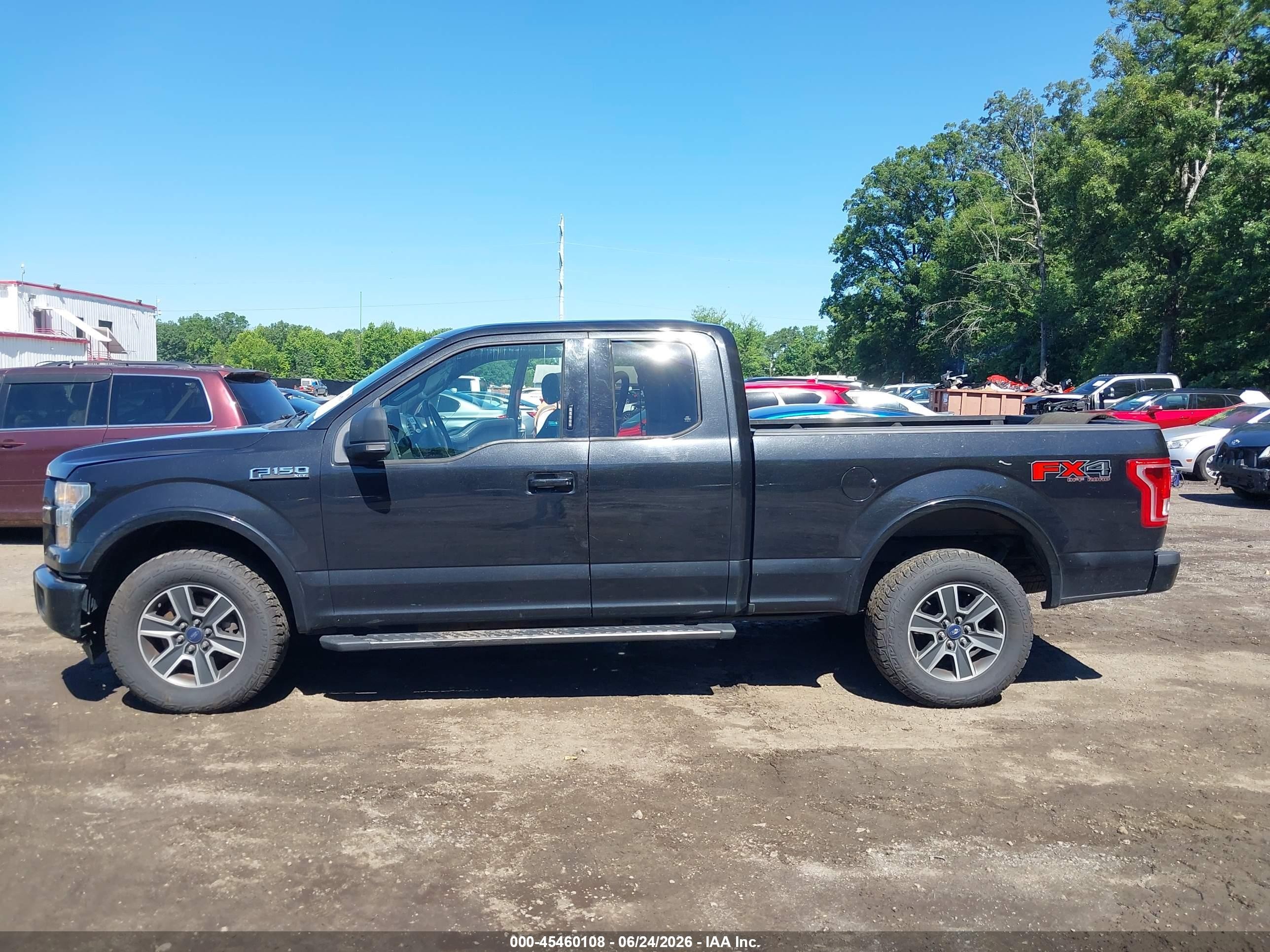2015 Ford F-150 Xlt Black vin: 1FTFX1EF1FKE57597
