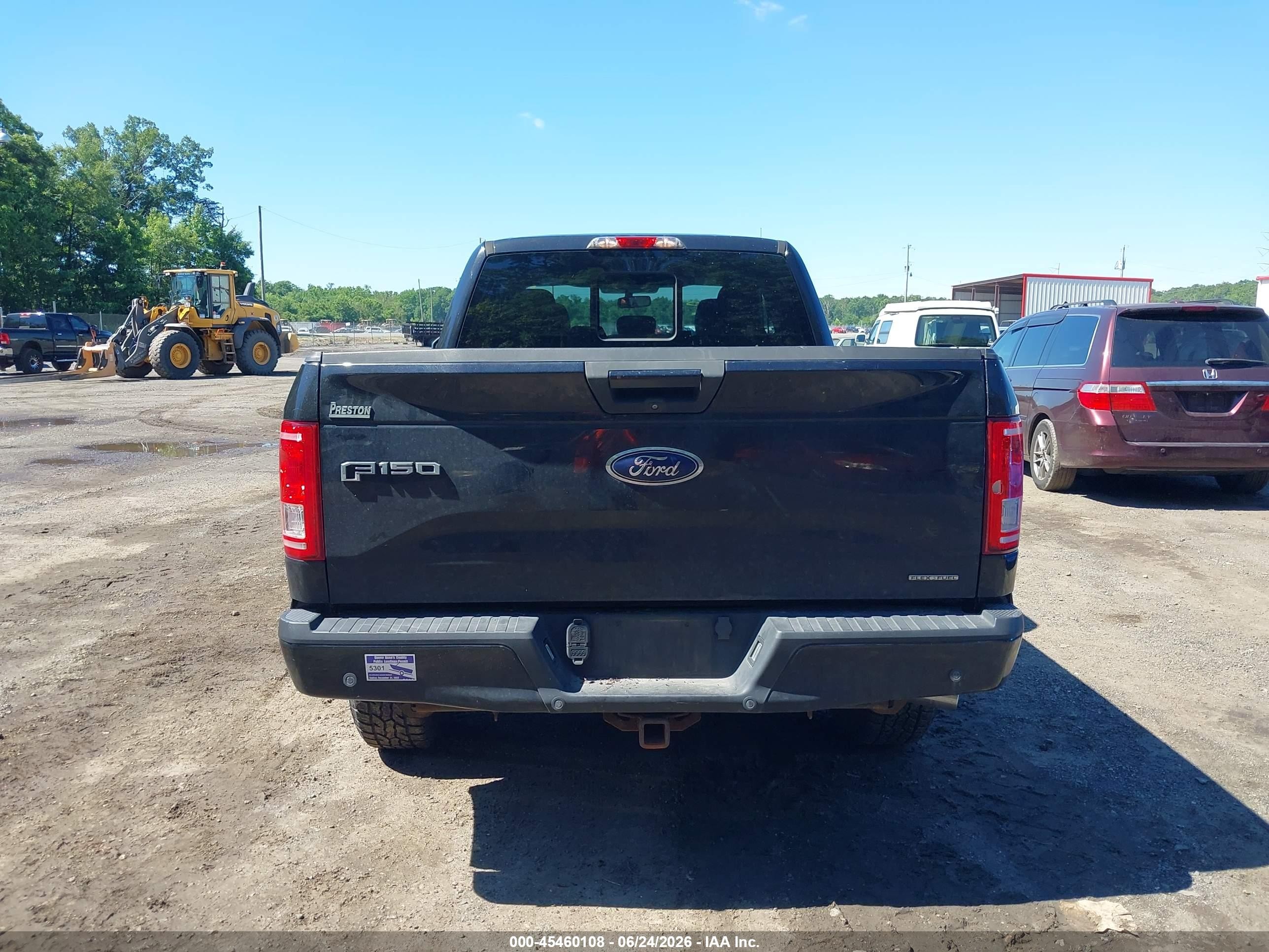 2015 Ford F-150 Xlt Black vin: 1FTFX1EF1FKE57597