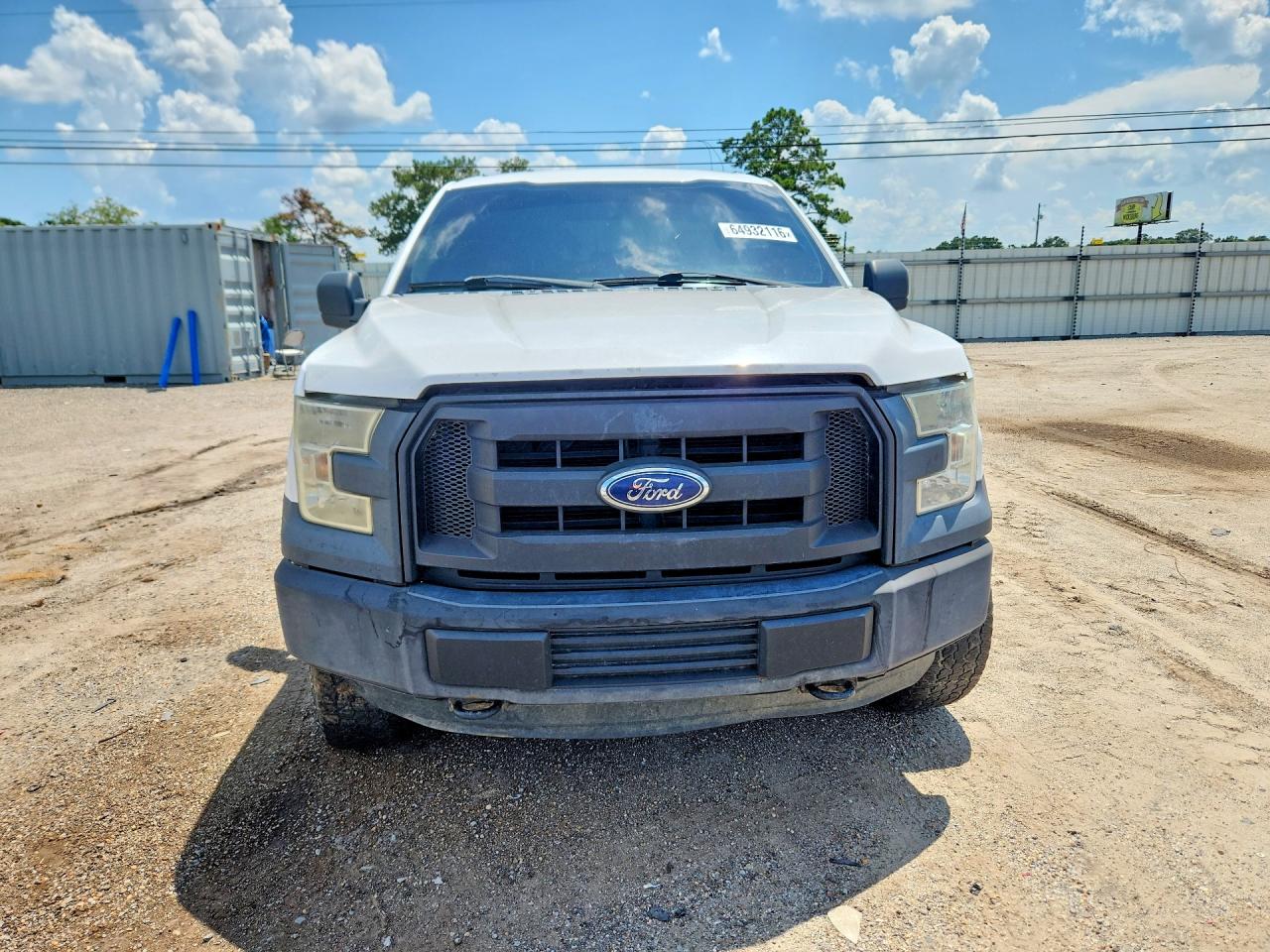 2016 Ford F150 Super Cab White vin: 1FTFX1EF1GKF26239