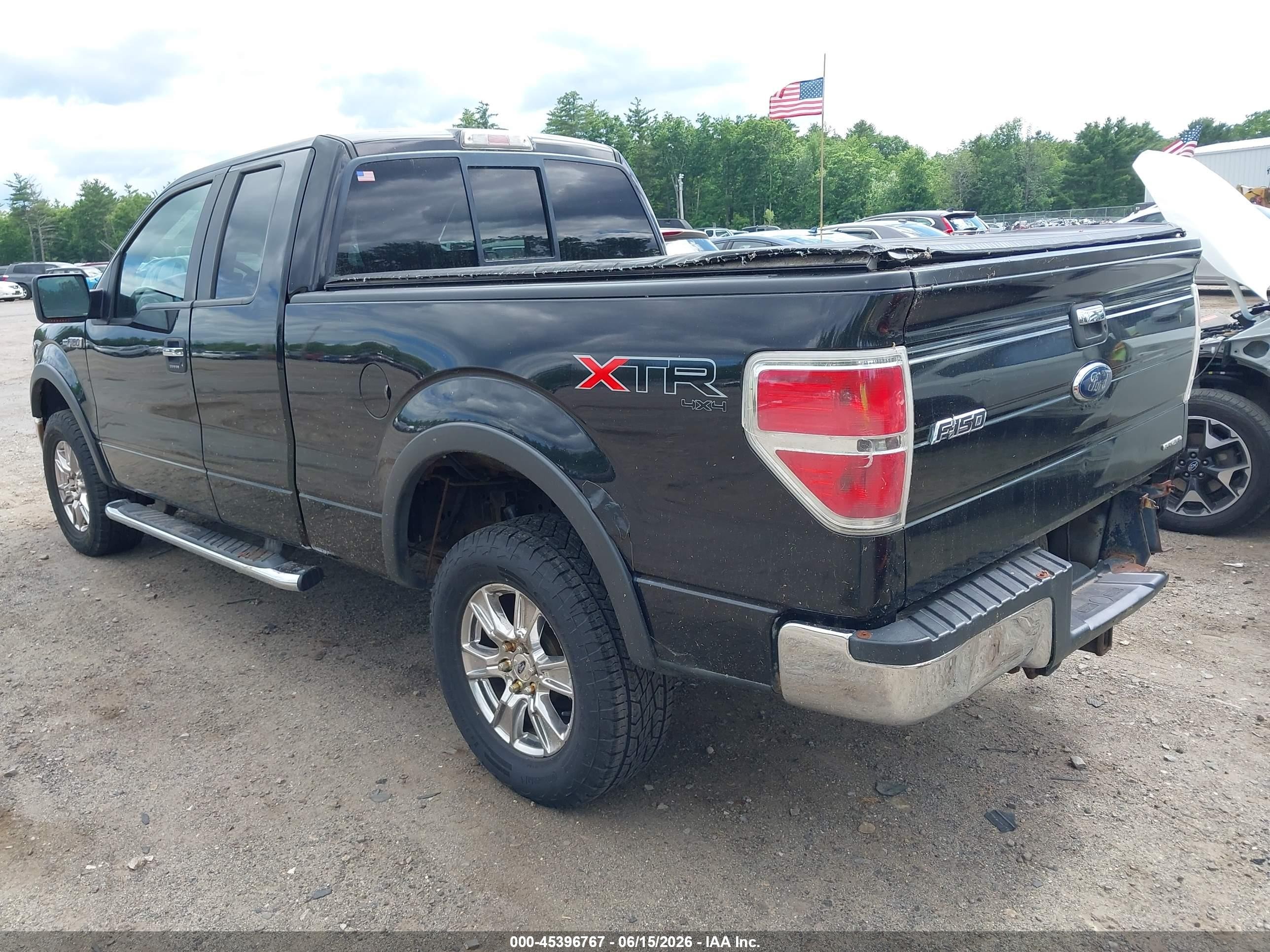 2011 Ford F-150 Xlt Black vin: 1FTFX1EF2BFA22283