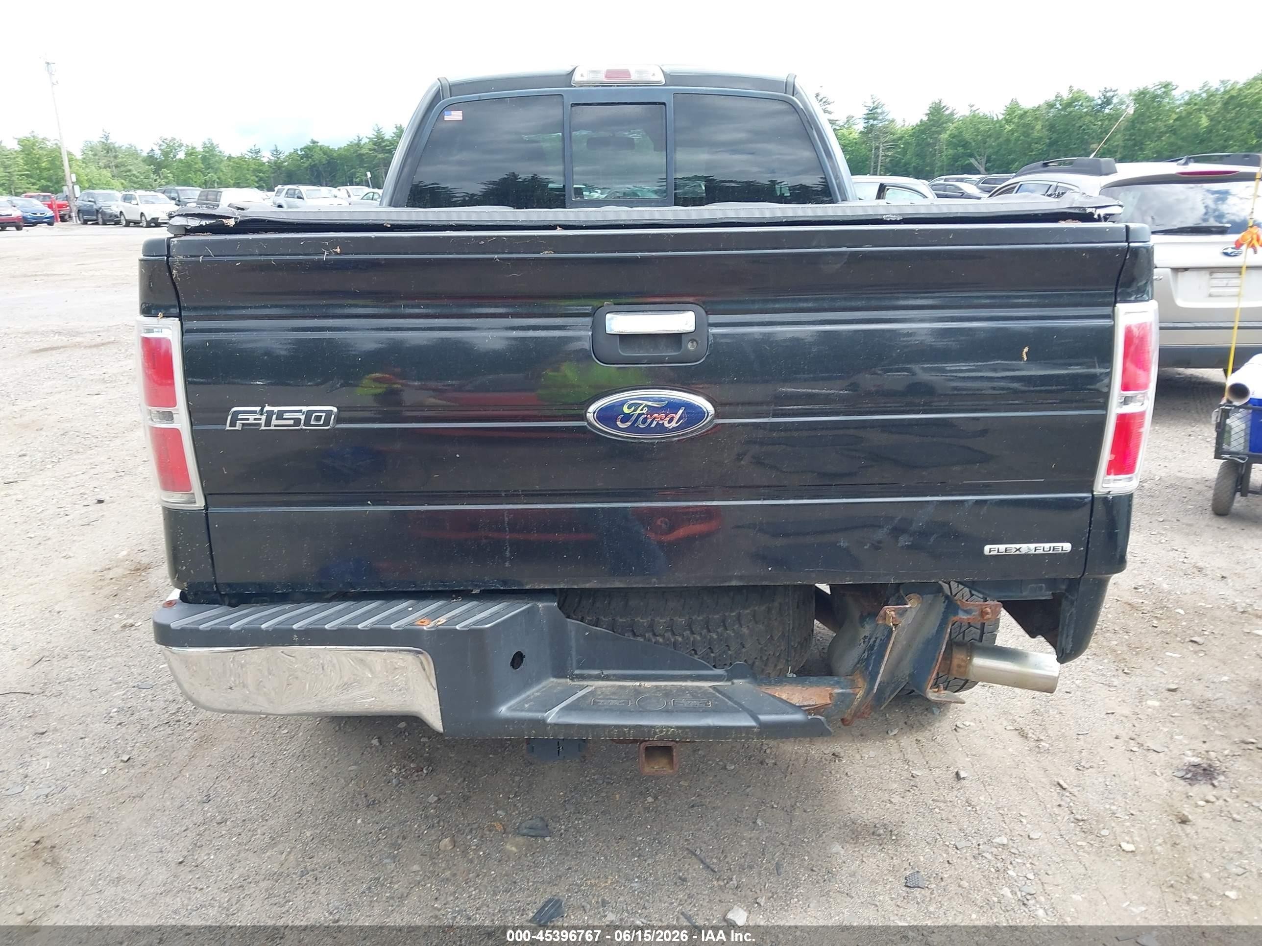 2011 Ford F-150 Xlt Black vin: 1FTFX1EF2BFA22283