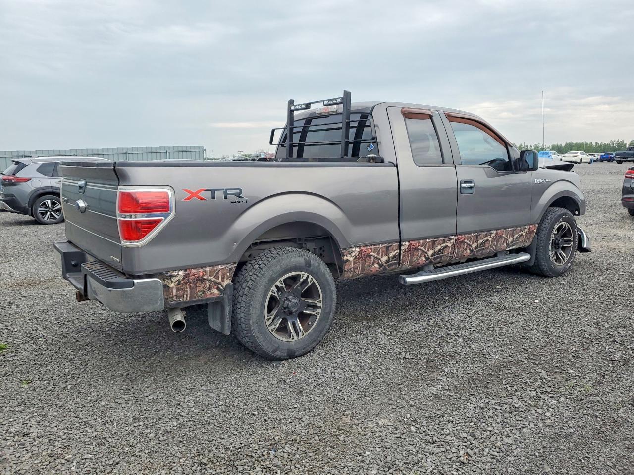 2011 Ford F150 Super Cab Gray vin: 1FTFX1EF2BFA66946