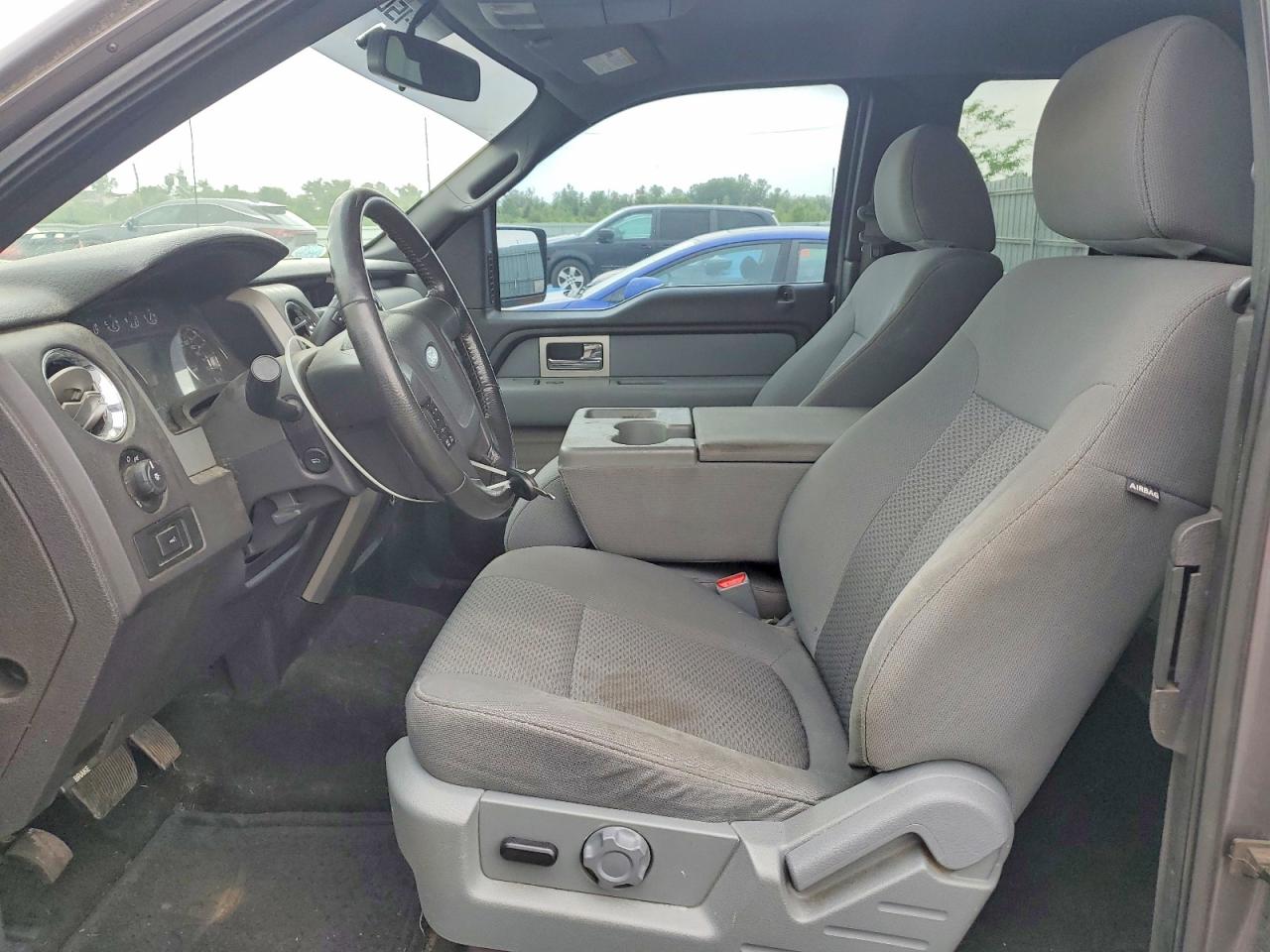 2011 Ford F150 Super Cab Gray vin: 1FTFX1EF2BFA66946
