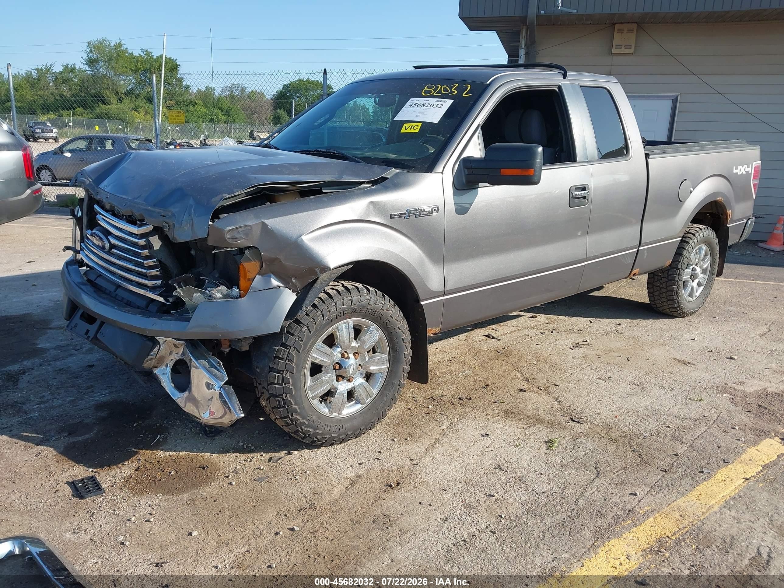 2011 Ford F-150 Xlt Gray vin: 1FTFX1EF2BFA71273