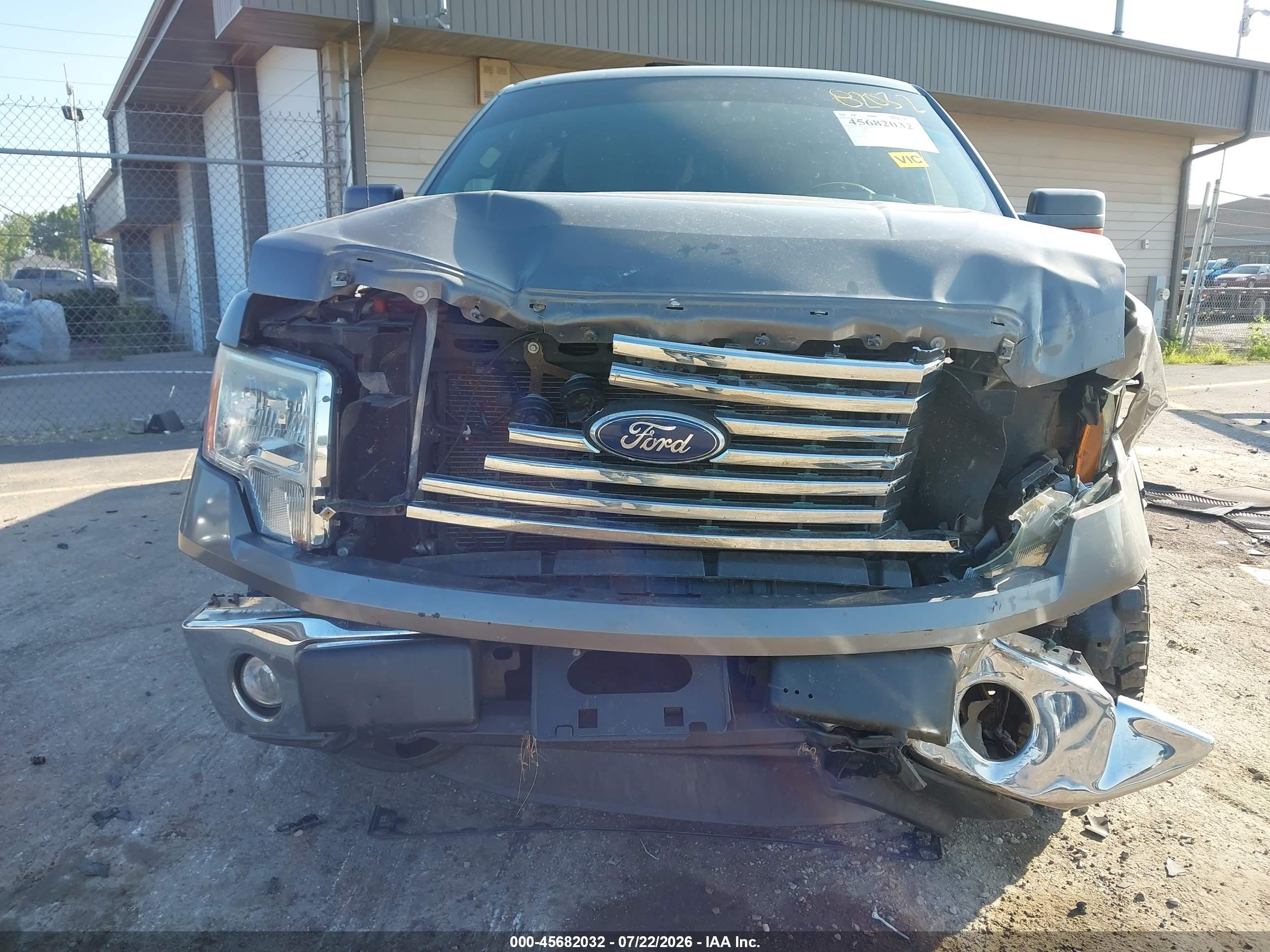 2011 Ford F-150 Xlt Gray vin: 1FTFX1EF2BFA71273
