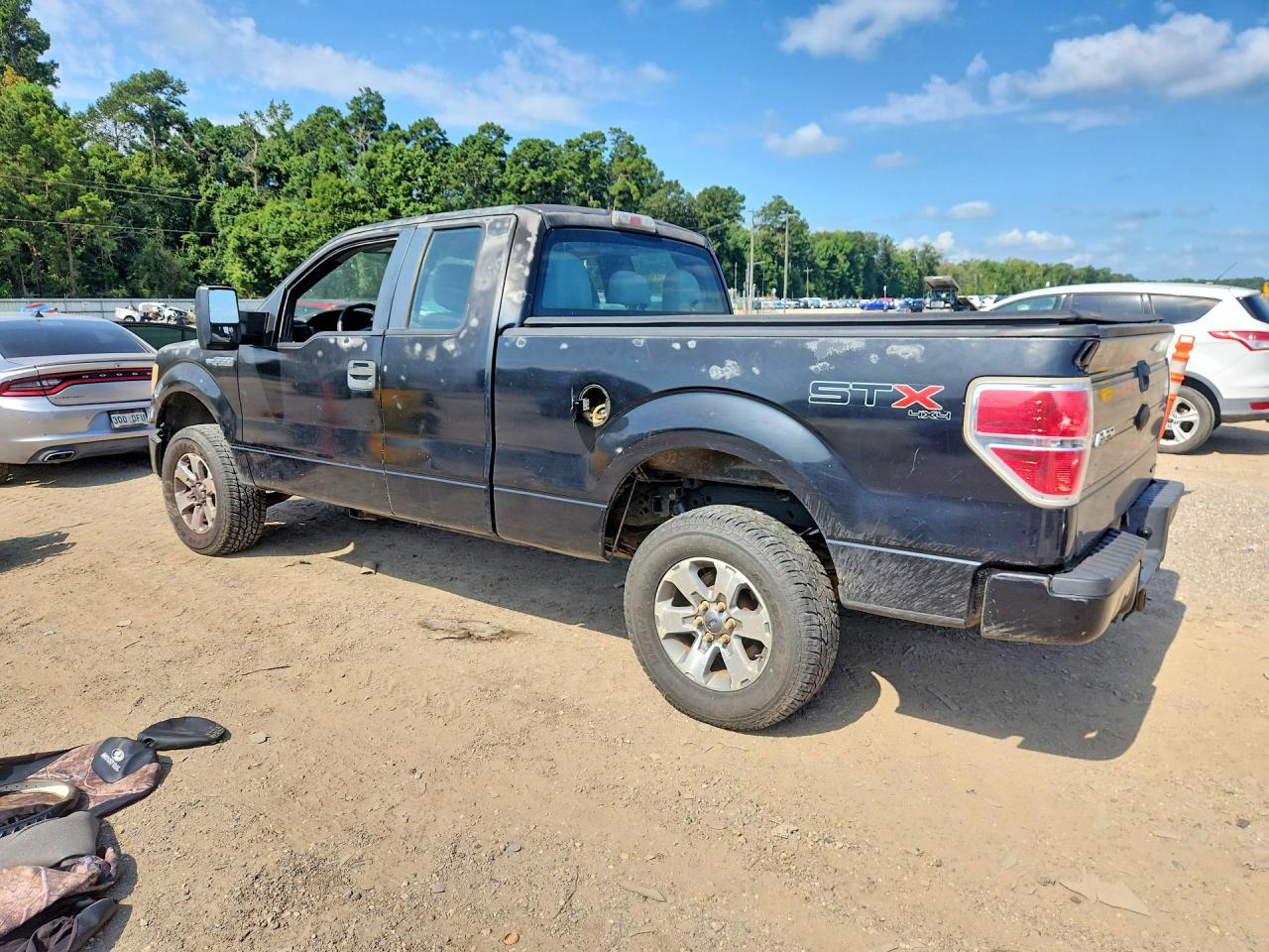 2011 Ford F150 Super Cab Black vin: 1FTFX1EF2BFA94116
