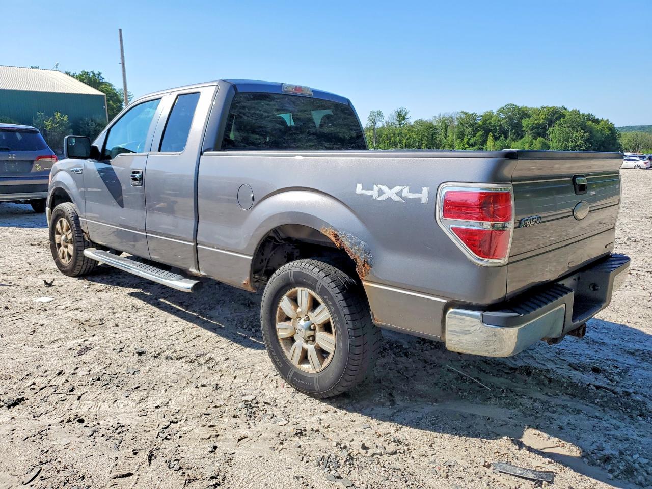 2011 Ford F150 Super Cab Gray vin: 1FTFX1EF2BFB74564