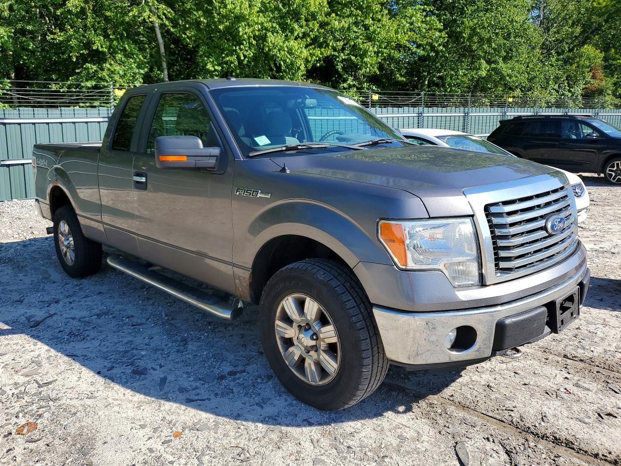 2011 Ford F150 Super Cab Gray vin: 1FTFX1EF2BFB74564