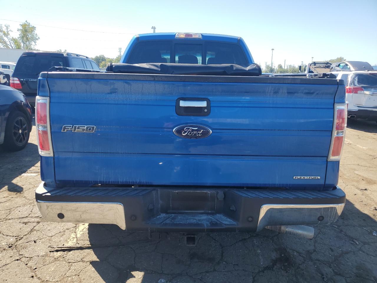 2012 Ford F150 Super Cab Blue vin: 1FTFX1EF2CFA39103