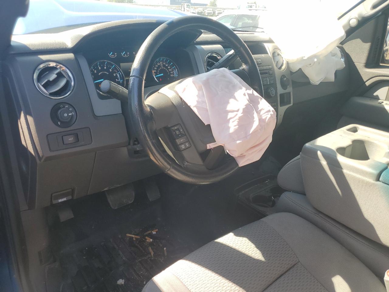 2012 Ford F150 Super Cab Blue vin: 1FTFX1EF2CFA39103