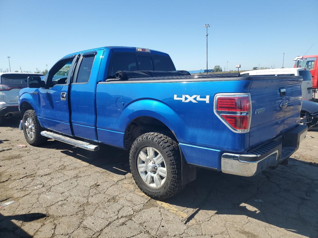 2012 Ford F150 Super Cab Blue vin: 1FTFX1EF2CFA39103