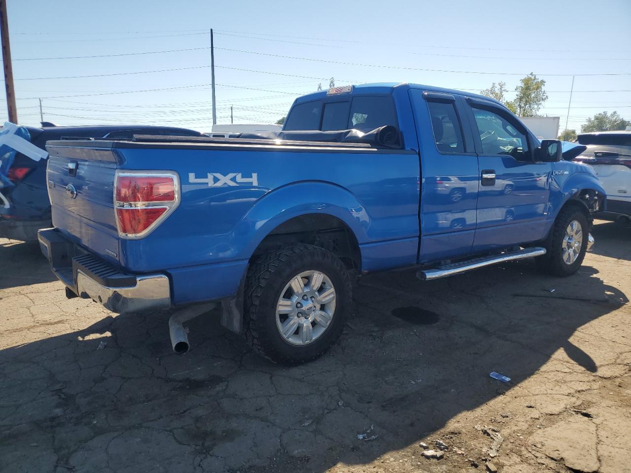 2012 Ford F150 Super Cab Blue vin: 1FTFX1EF2CFA39103