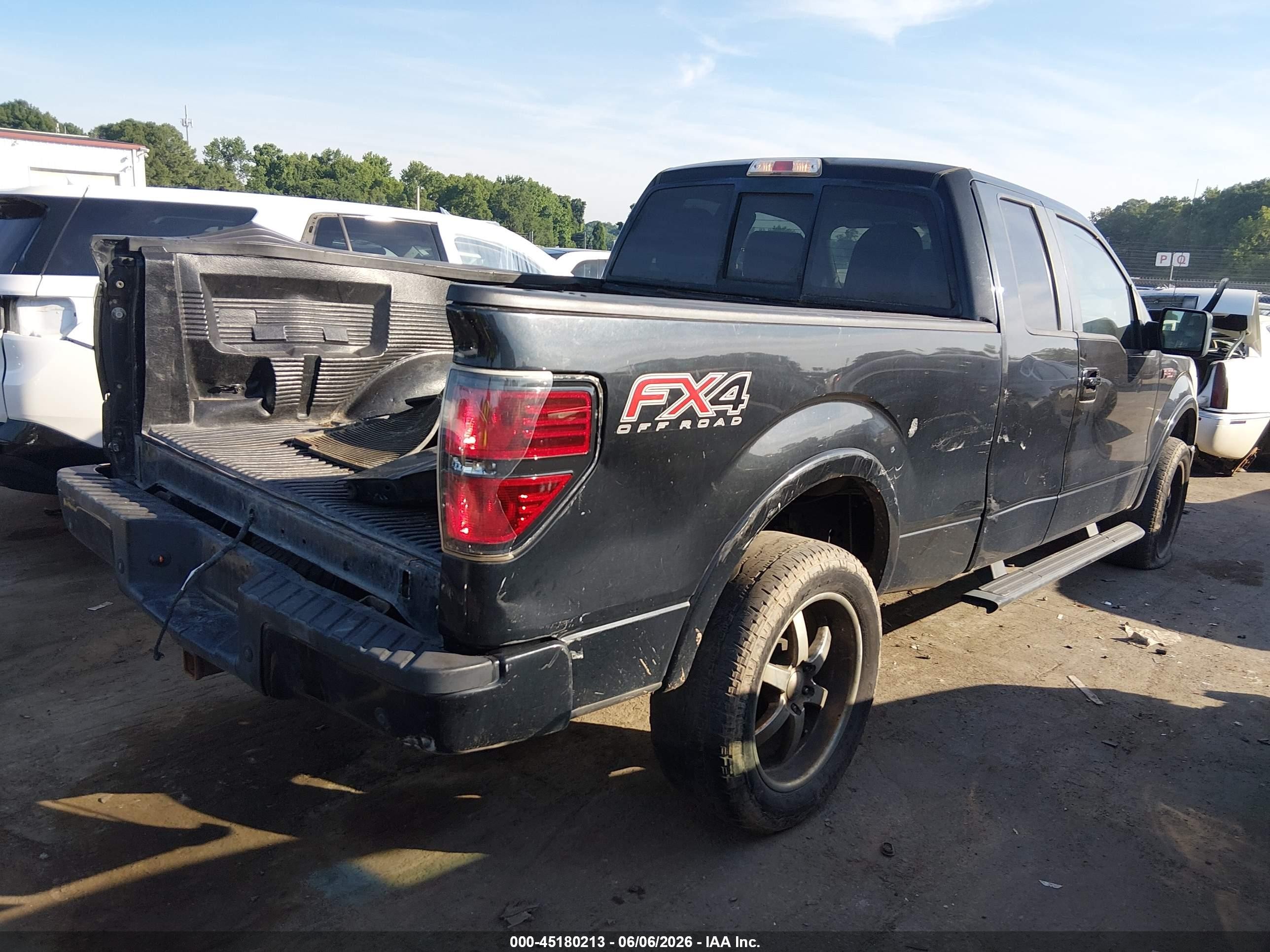 2012 Ford F-150 Fx4 Black vin: 1FTFX1EF2CFC29399