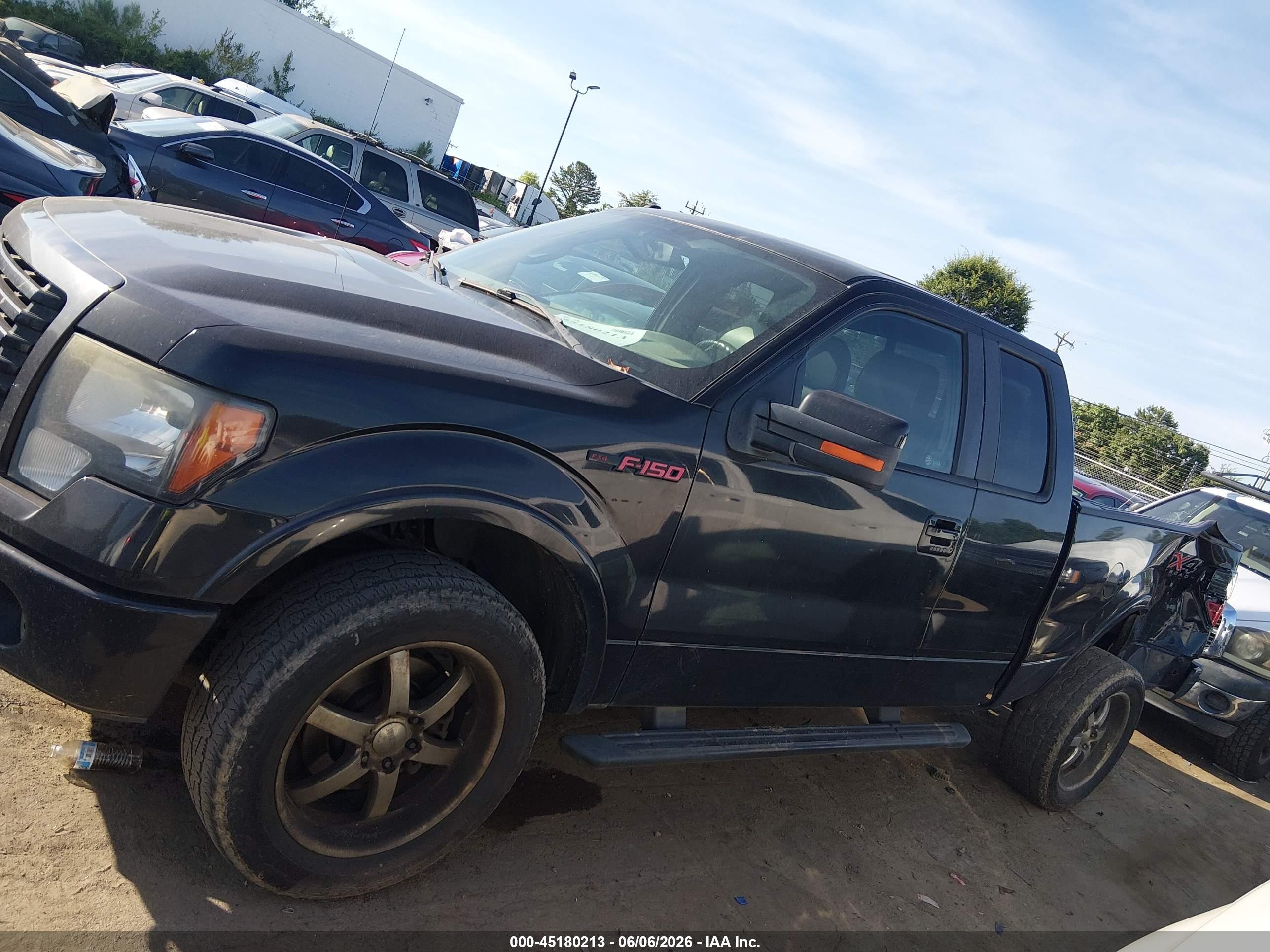 2012 Ford F-150 Fx4 Black vin: 1FTFX1EF2CFC29399