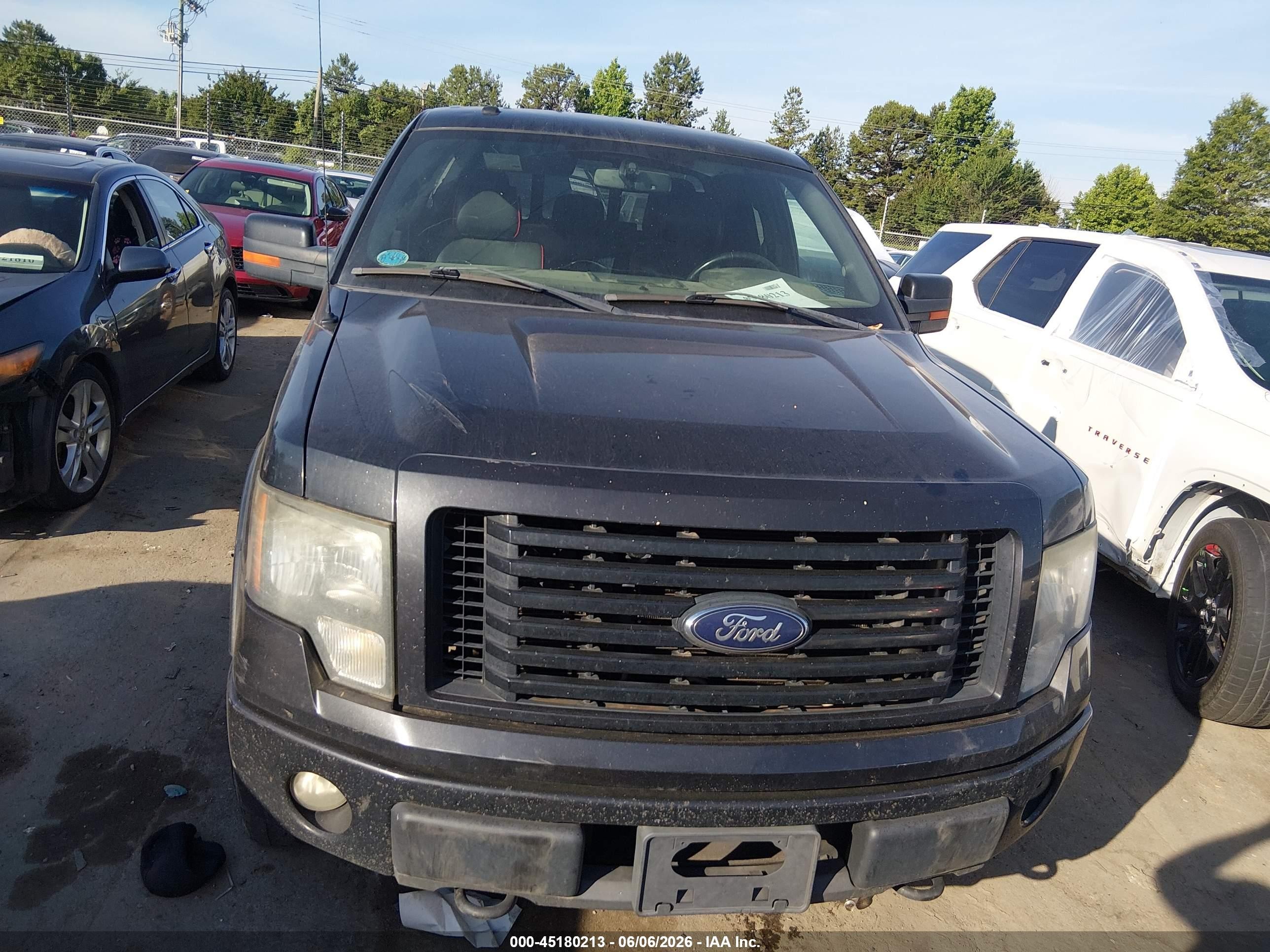 2012 Ford F-150 Fx4 Black vin: 1FTFX1EF2CFC29399