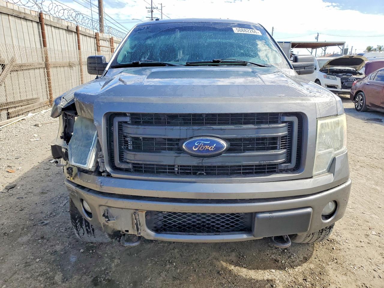 2013 Ford F150 Super Cab Gray vin: 1FTFX1EF2DFA47378