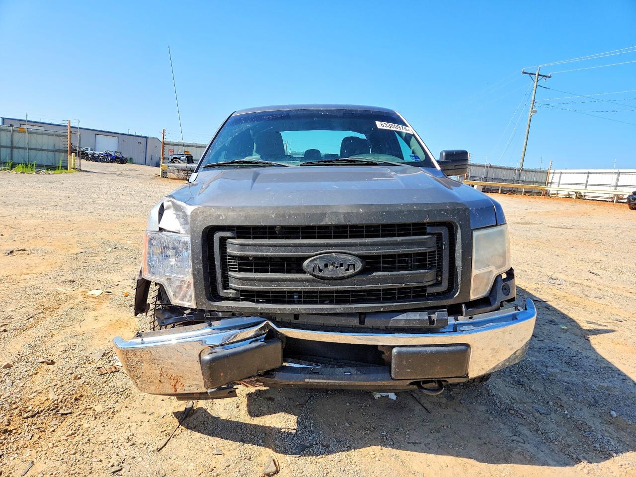 2013 Ford F150 Super Cab Gray vin: 1FTFX1EF2DFB26968