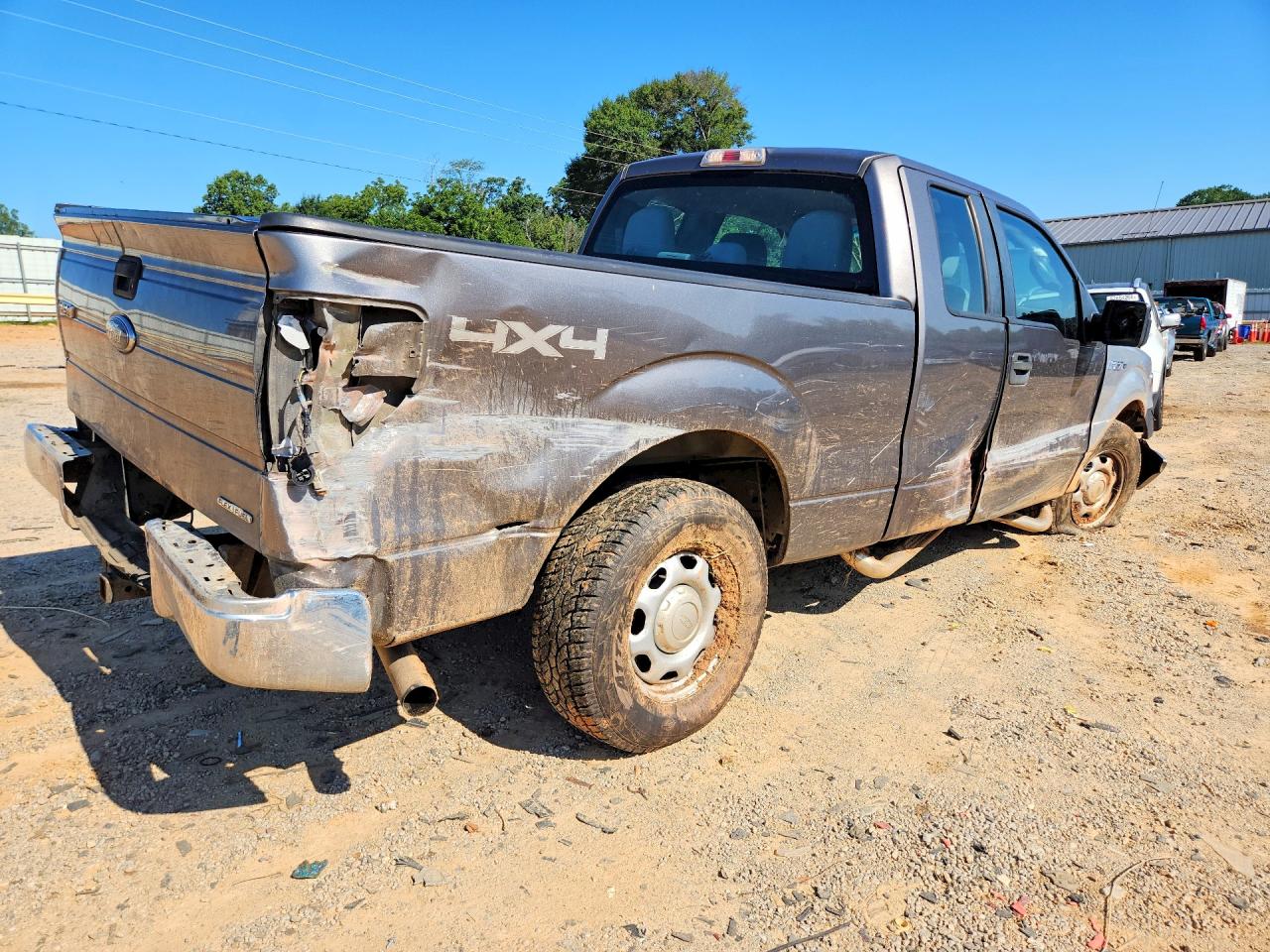 2013 Ford F150 Super Cab Gray vin: 1FTFX1EF2DFB26968