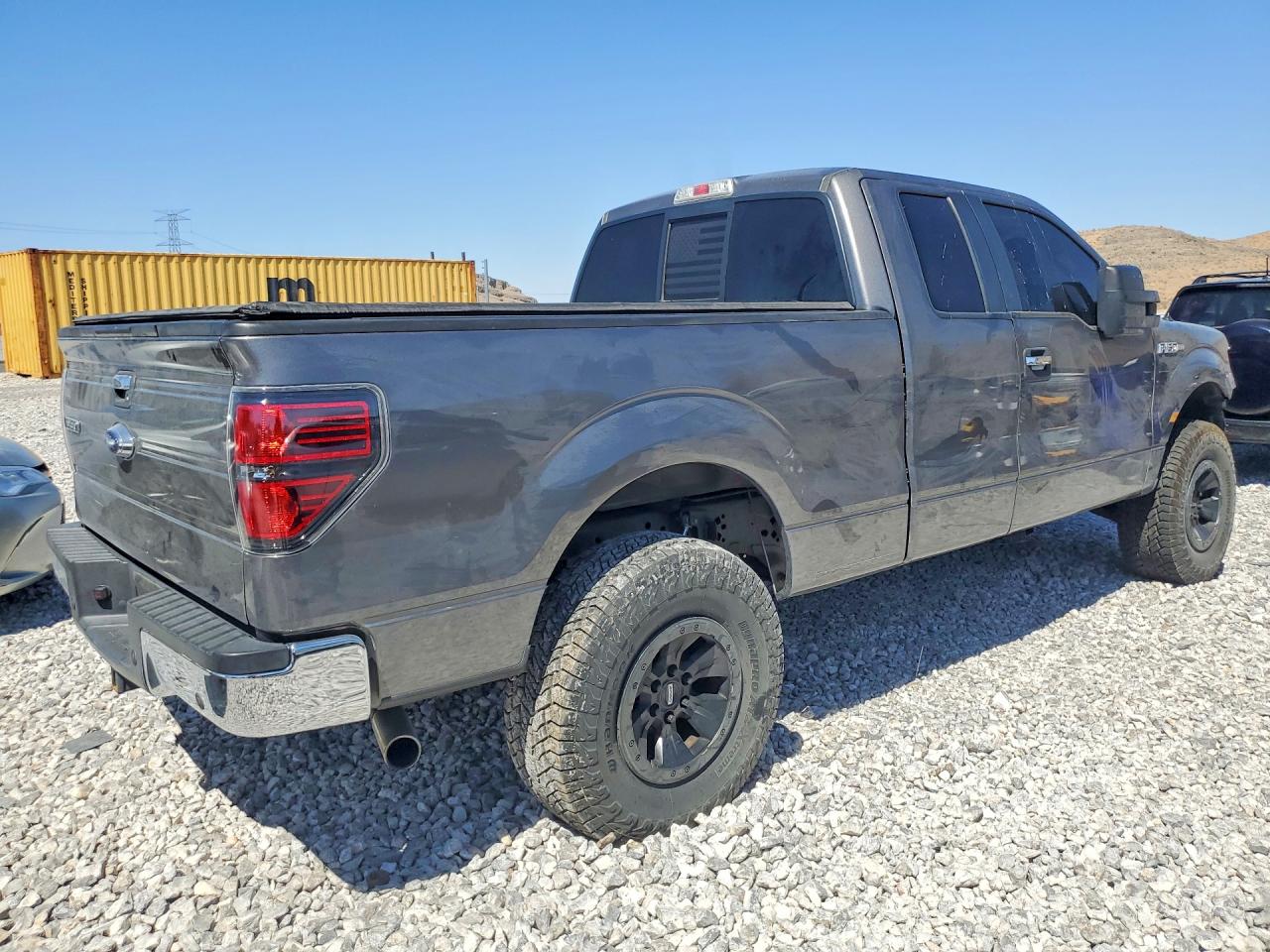 2013 Ford F150 Super Cab Gray vin: 1FTFX1EF2DFC13088