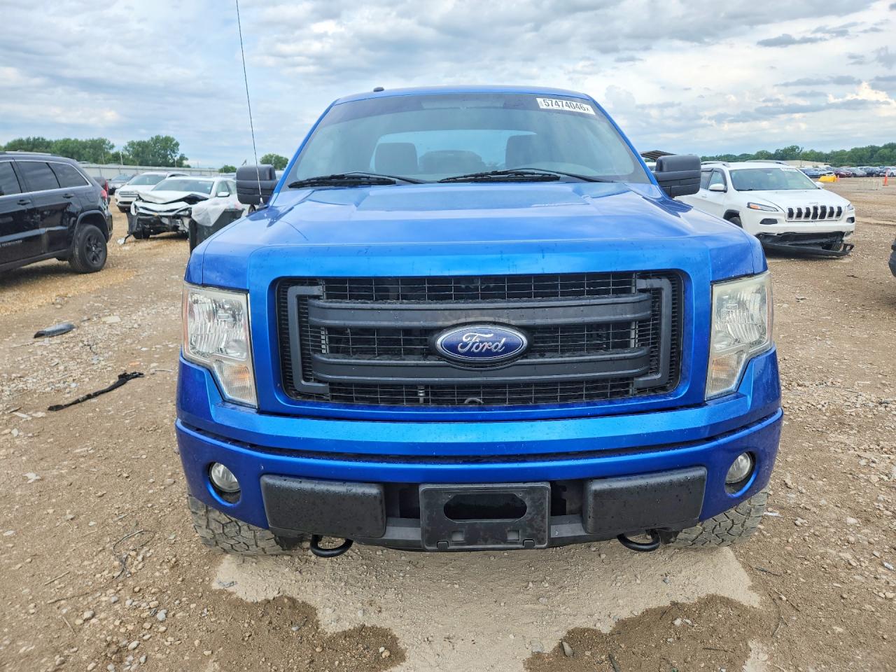 2013 Ford F150 Super Cab Blue vin: 1FTFX1EF2DFC34667
