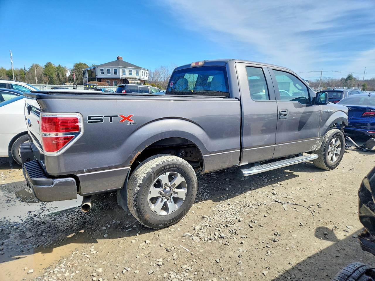 2013 Ford F150 Super Cab Gray vin: 1FTFX1EF2DFD34686