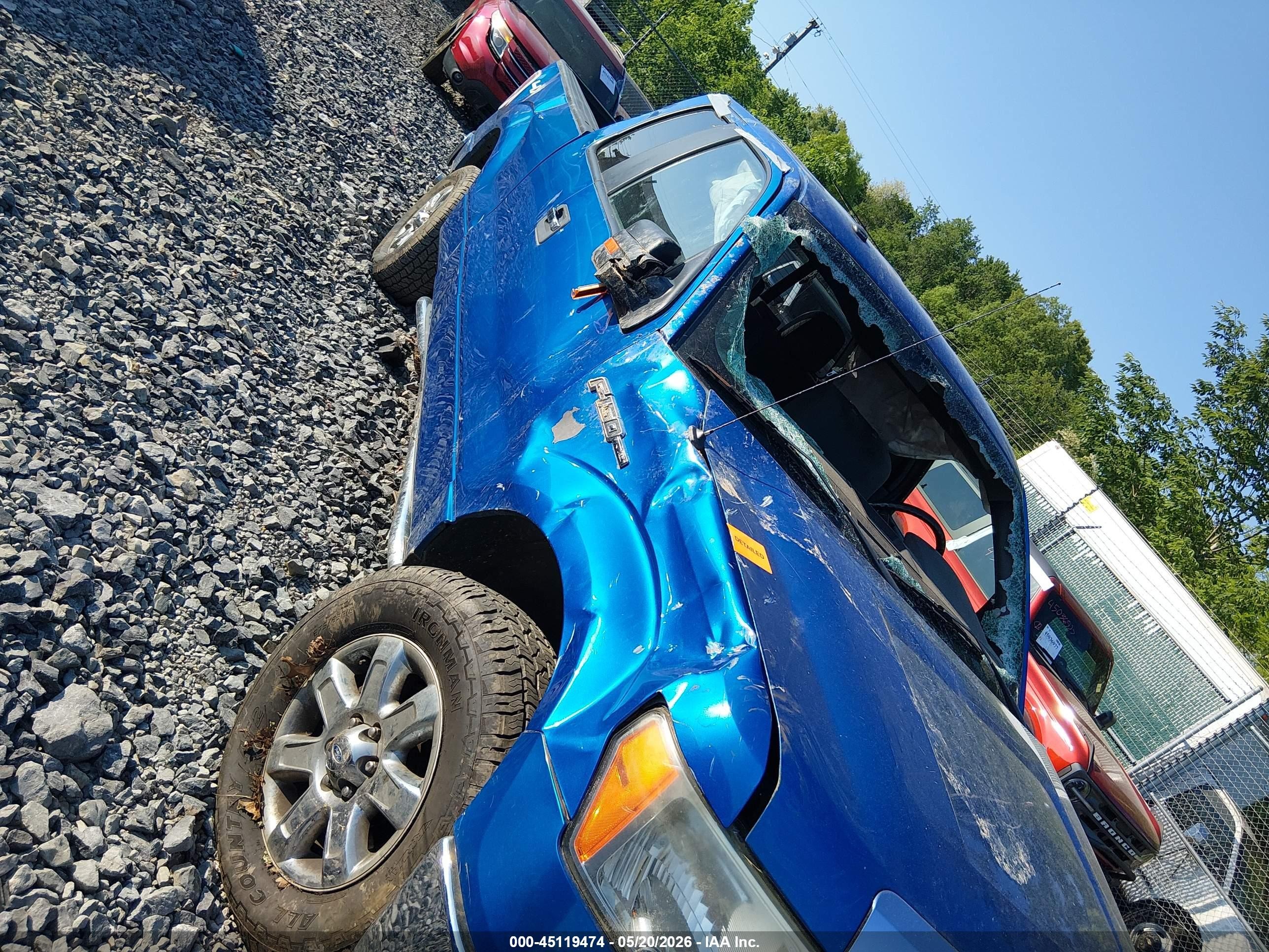2013 Ford F-150 Xlt Blue vin: 1FTFX1EF2DFD54601