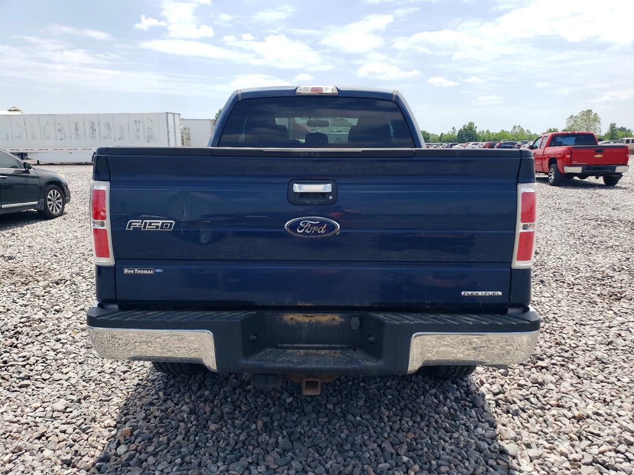 2013 Ford F150 Super Cab Blue vin: 1FTFX1EF2DKD22061