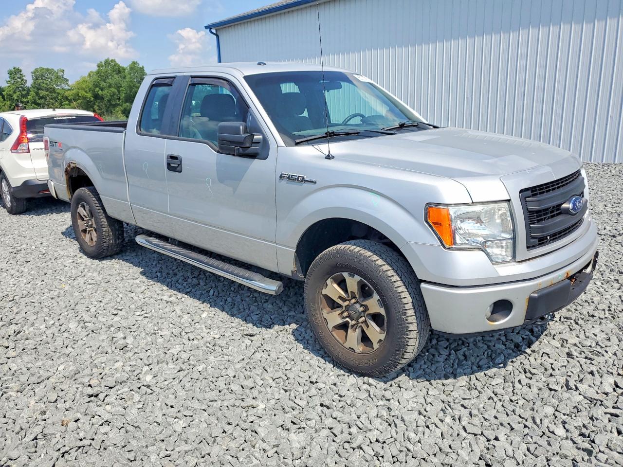 2013 Ford F150 Super Cab Серебряный vin: 1FTFX1EF2DKE21379