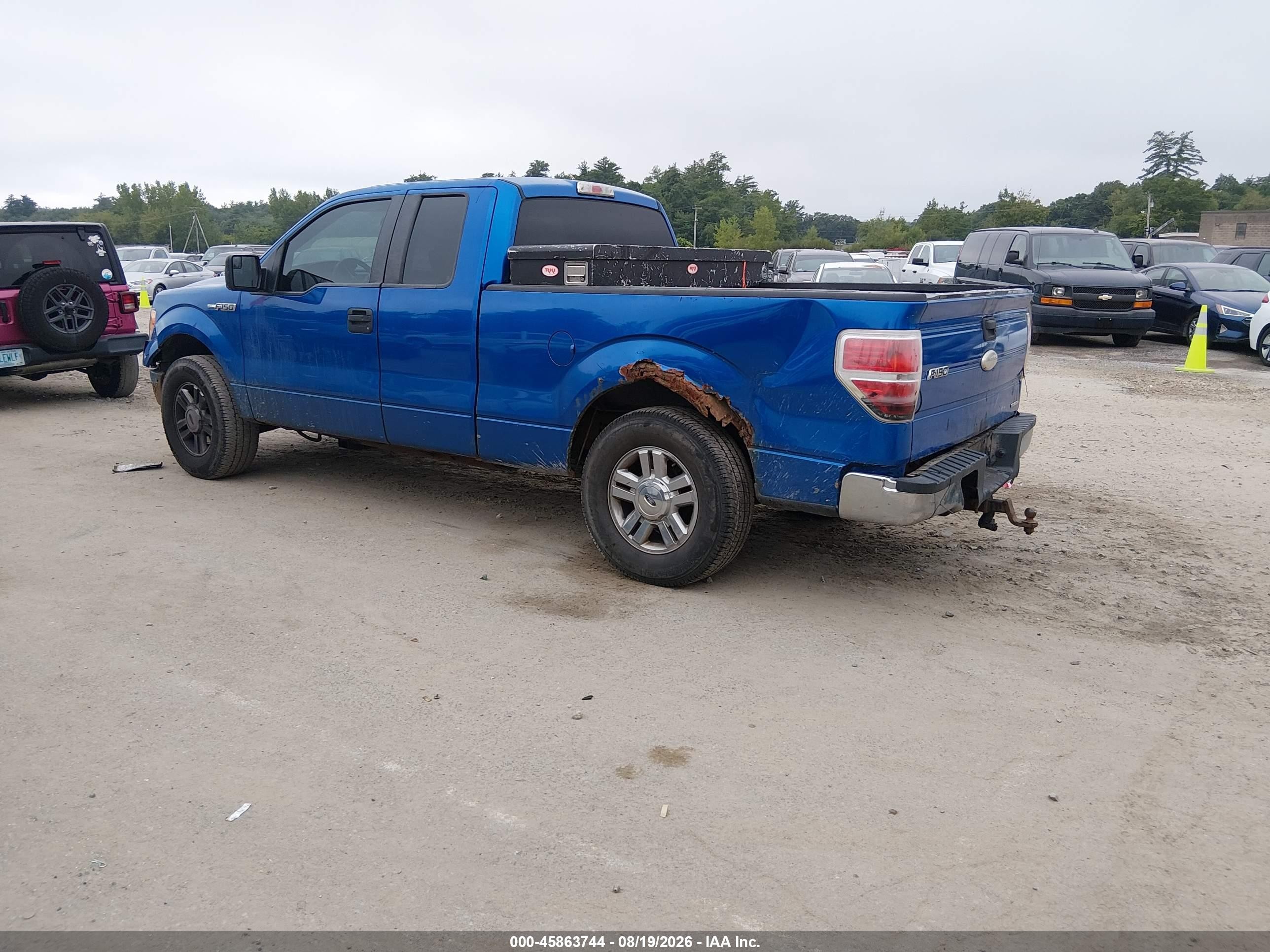 2014 Ford F-150 Stx Blue vin: 1FTFX1EF2EFA22224