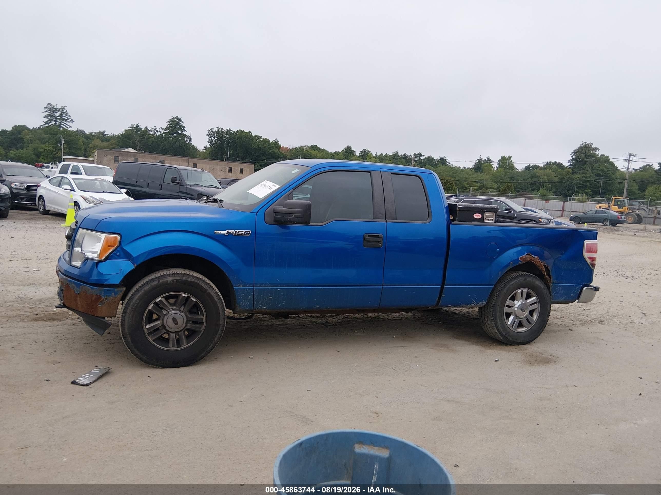 2014 Ford F-150 Stx Blue vin: 1FTFX1EF2EFA22224