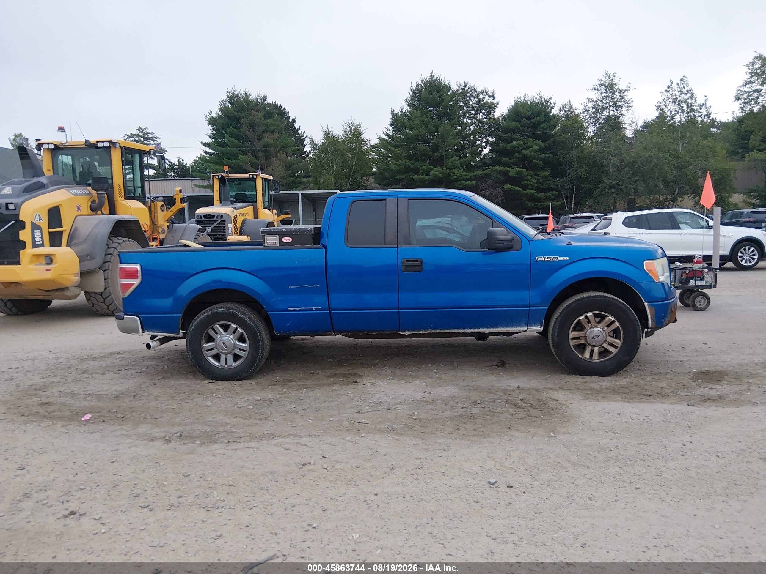 2014 Ford F-150 Stx Blue vin: 1FTFX1EF2EFA22224