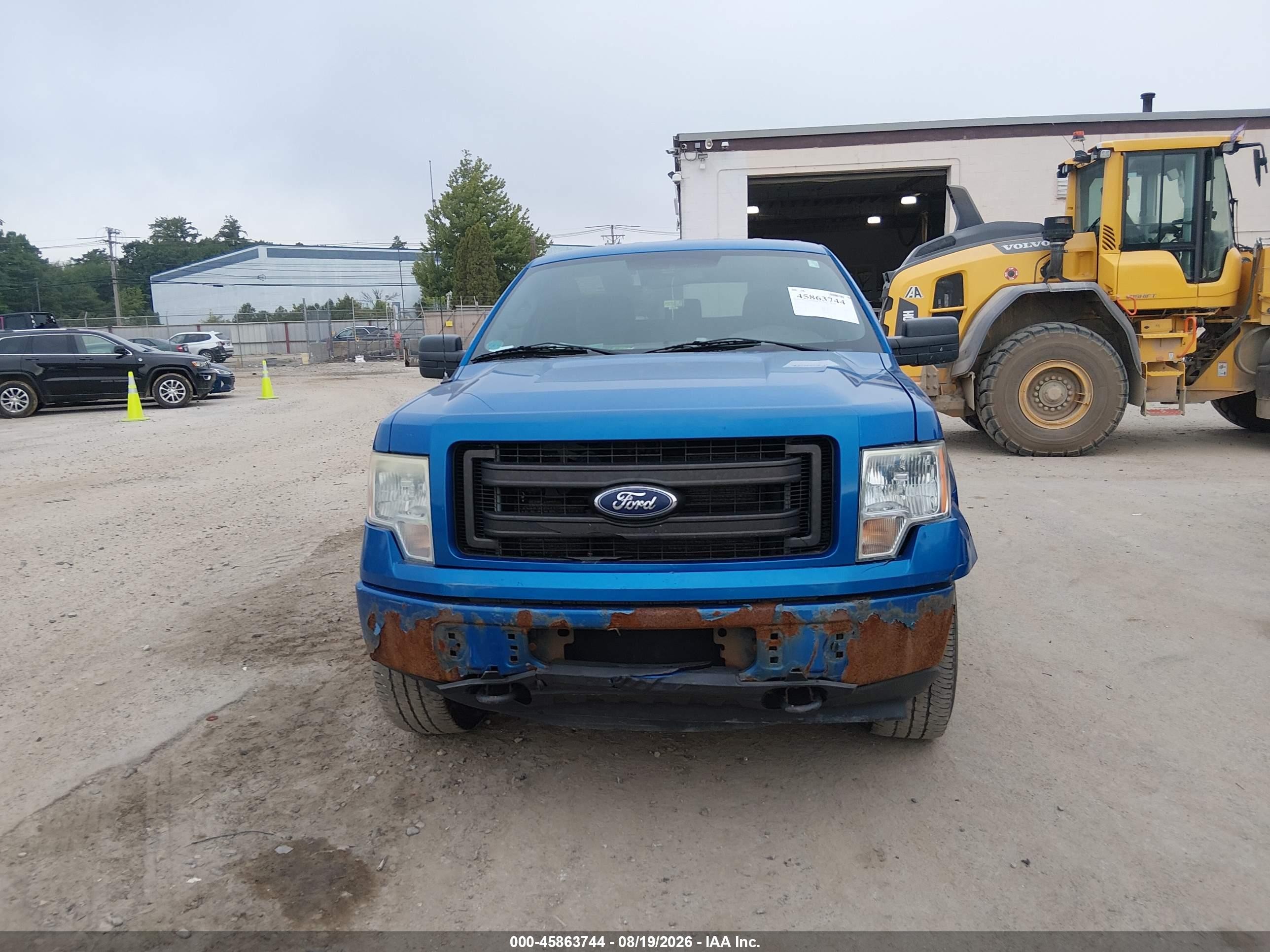 2014 Ford F-150 Stx Blue vin: 1FTFX1EF2EFA22224