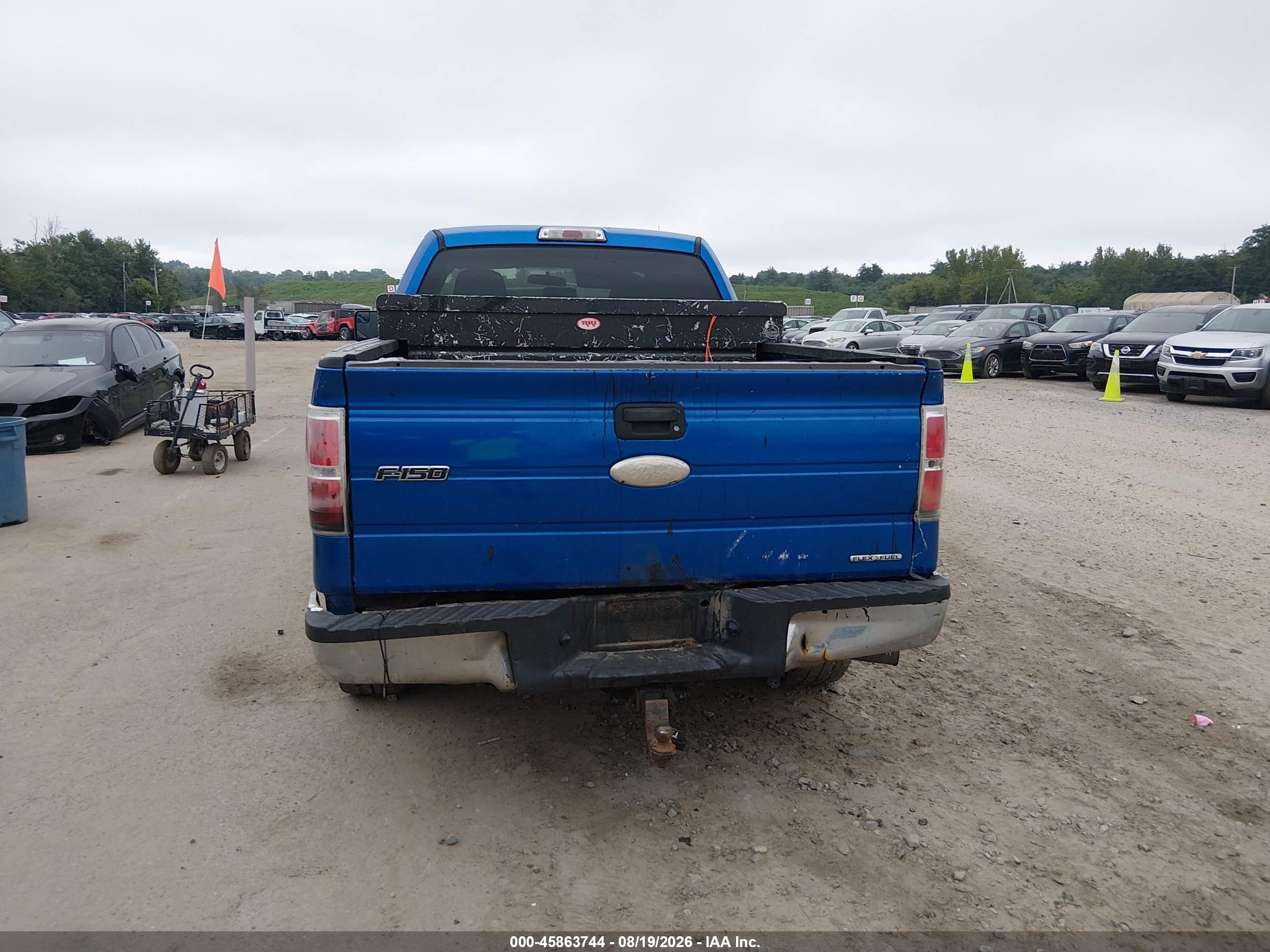 2014 Ford F-150 Stx Blue vin: 1FTFX1EF2EFA22224