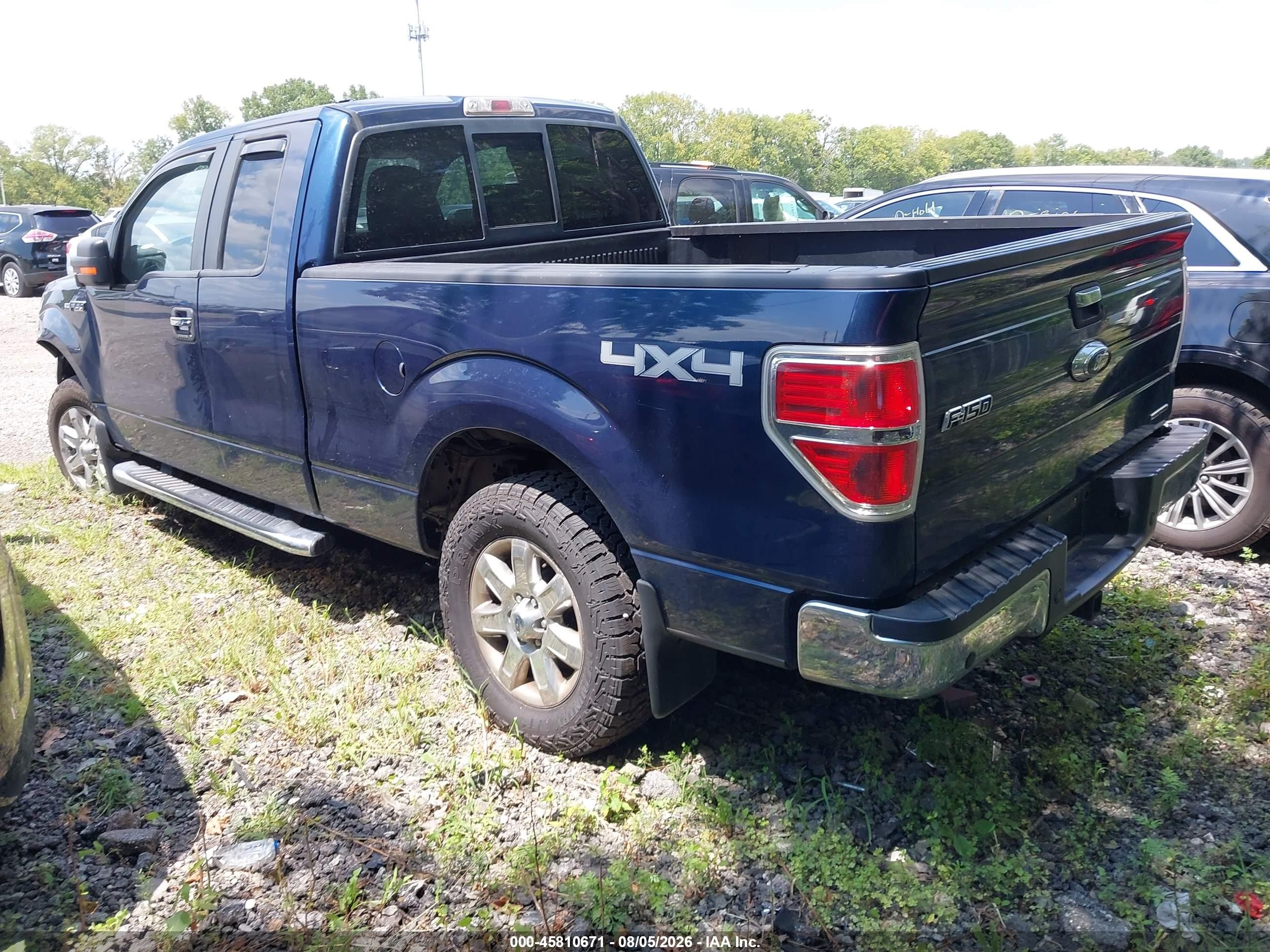 2014 Ford F-150 Xlt Blue vin: 1FTFX1EF2EFA68409