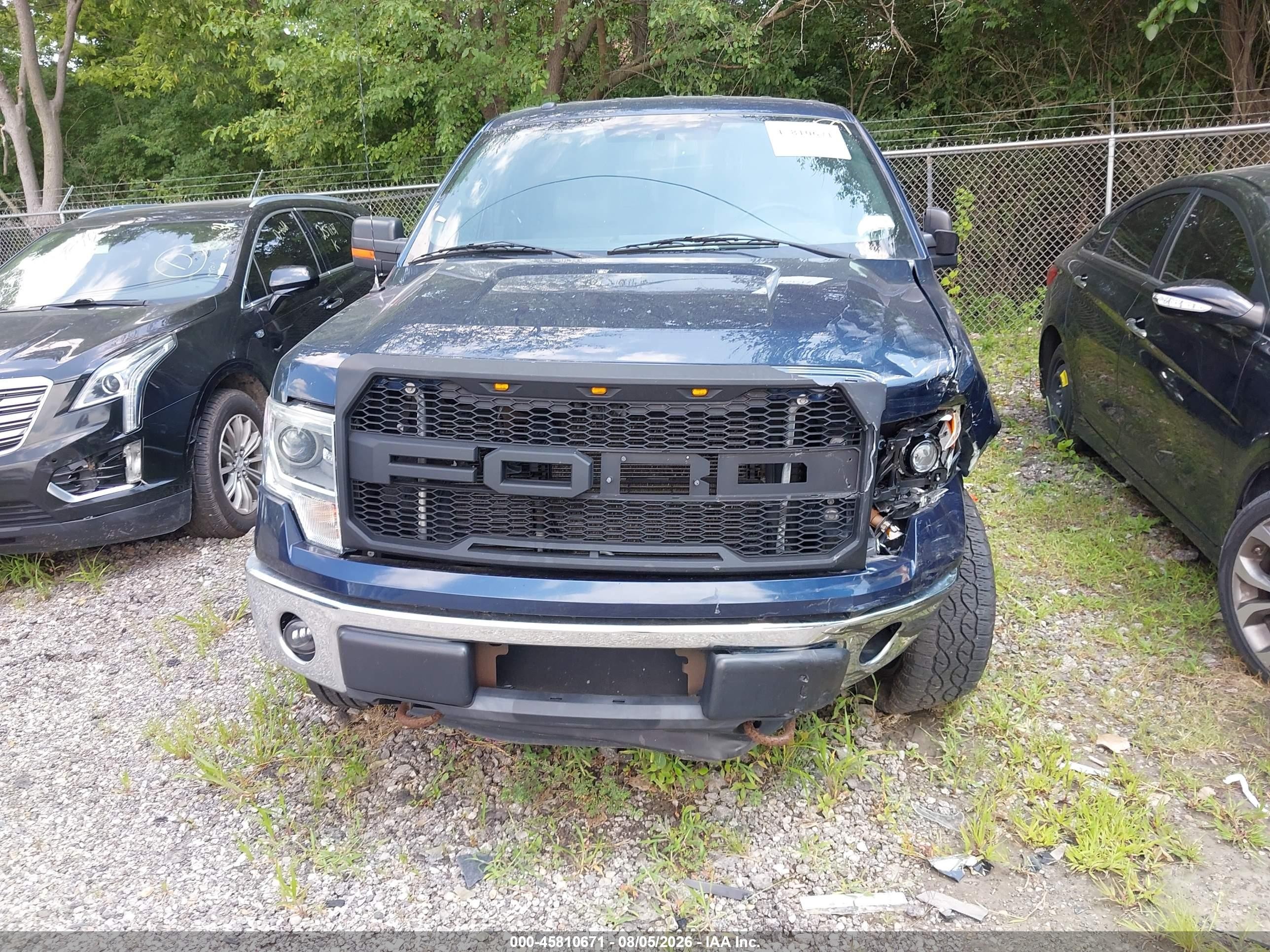 2014 Ford F-150 Xlt Blue vin: 1FTFX1EF2EFA68409