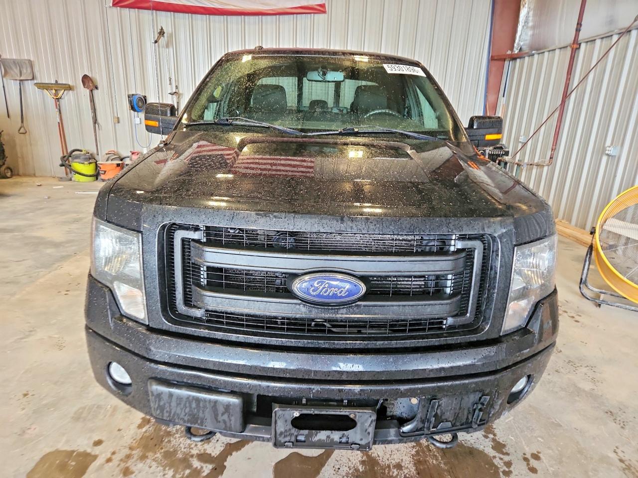 2014 Ford F150 Super Cab Black vin: 1FTFX1EF2EFC13884