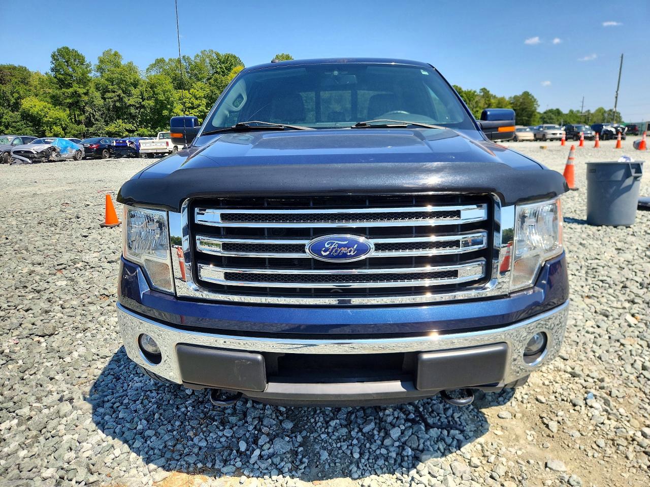 2014 Ford F150 Super Cab Blue vin: 1FTFX1EF2EKD79037