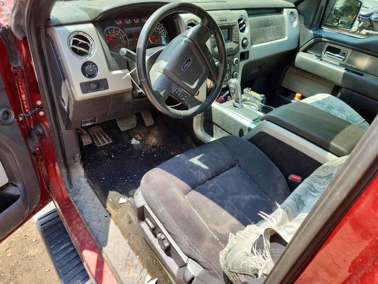 2014 Ford F150 Super Cab Red vin: 1FTFX1EF2EKF13738