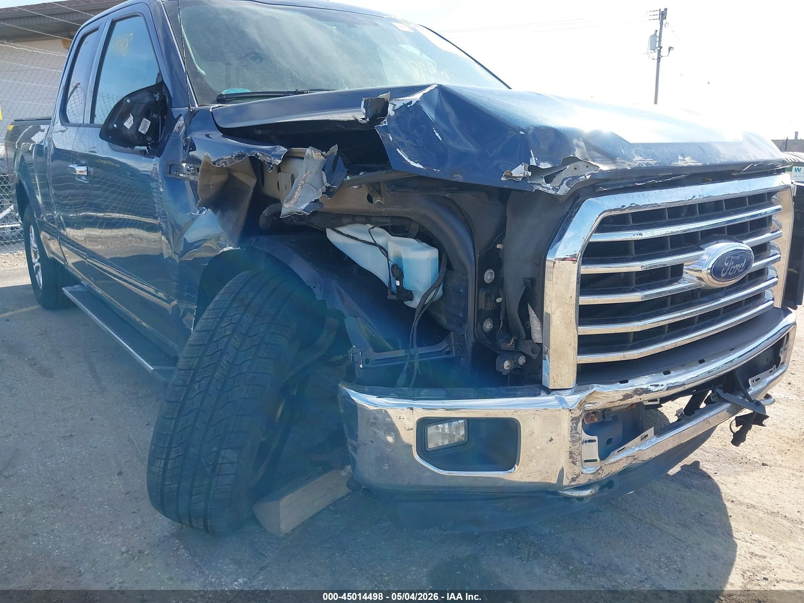 2015 Ford F-150 Xlt Blue vin: 1FTFX1EF2FFB08456