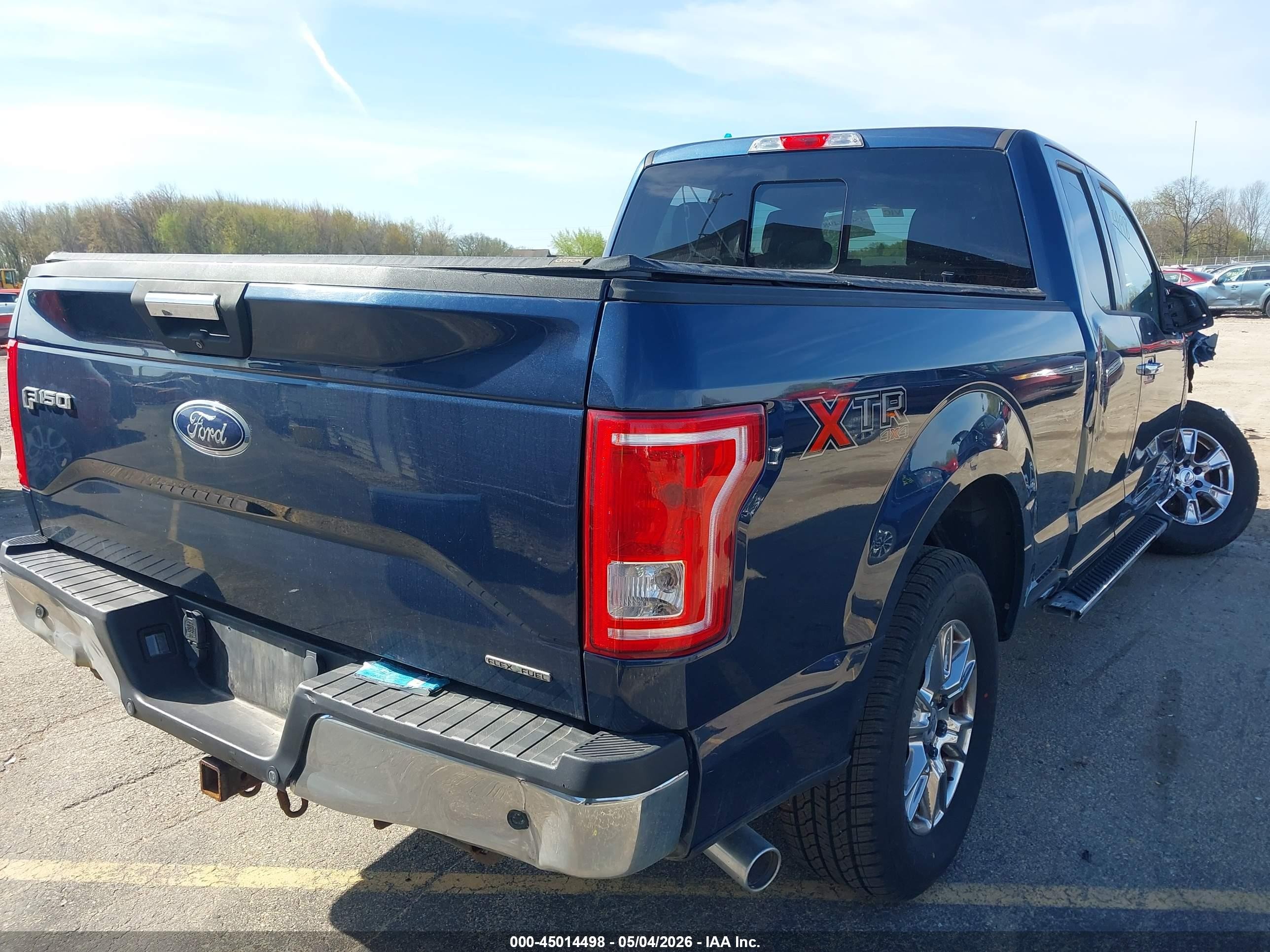 2015 Ford F-150 Xlt Blue vin: 1FTFX1EF2FFB08456