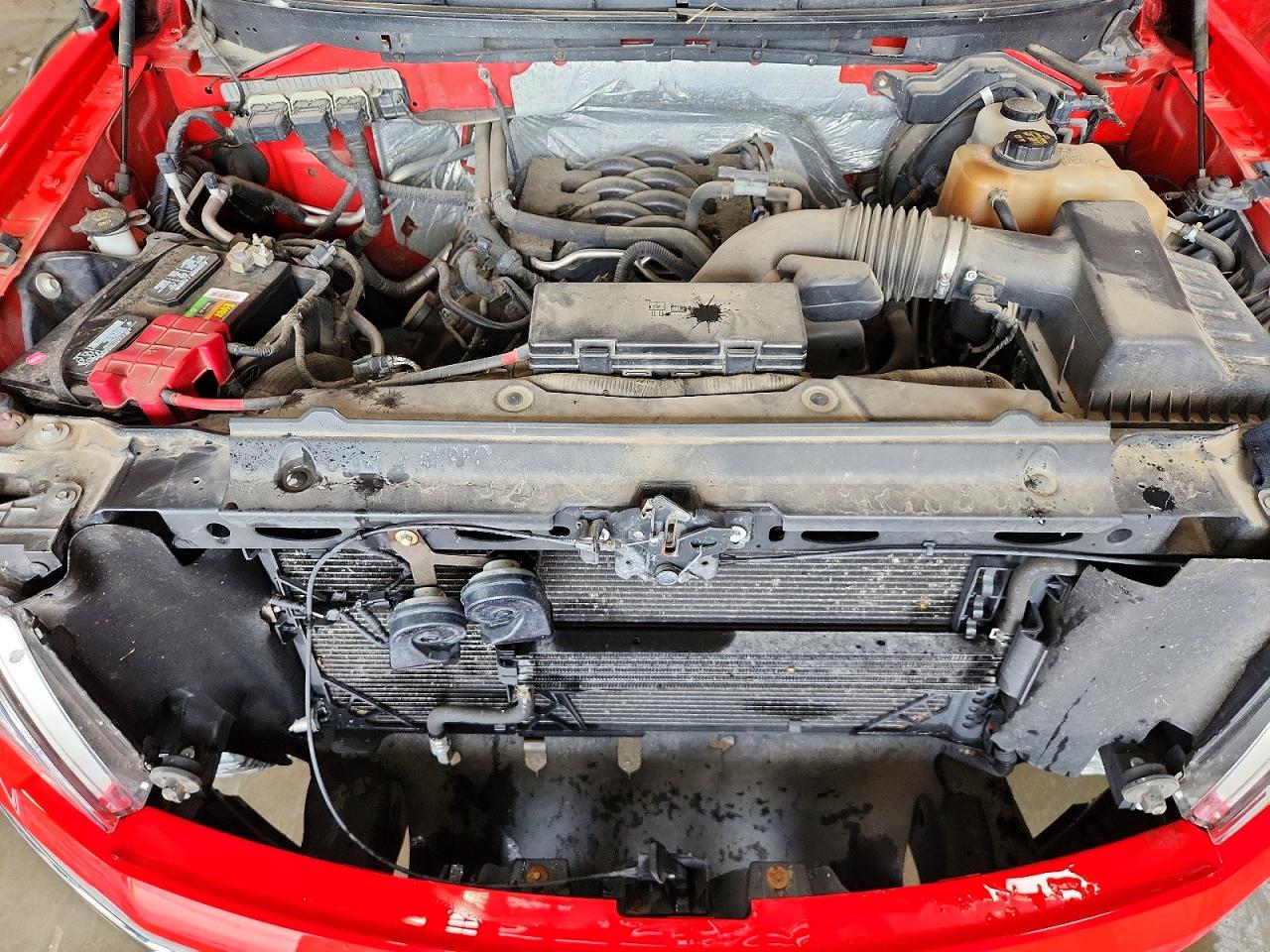 2011 Ford F150 Super Cab Red vin: 1FTFX1EF3BFA03838