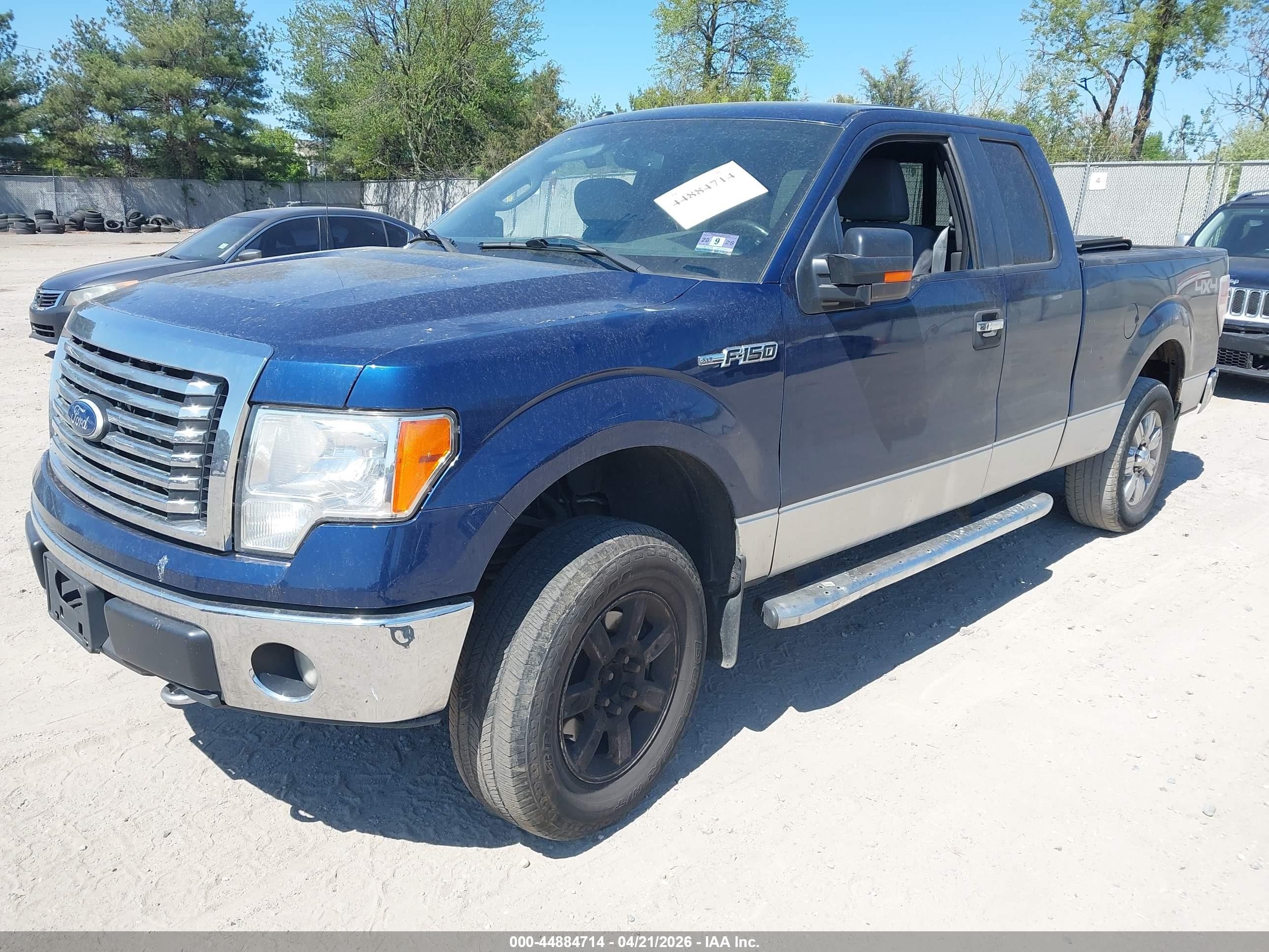 2011 Ford F-150 Xlt Blue vin: 1FTFX1EF3BFA58077