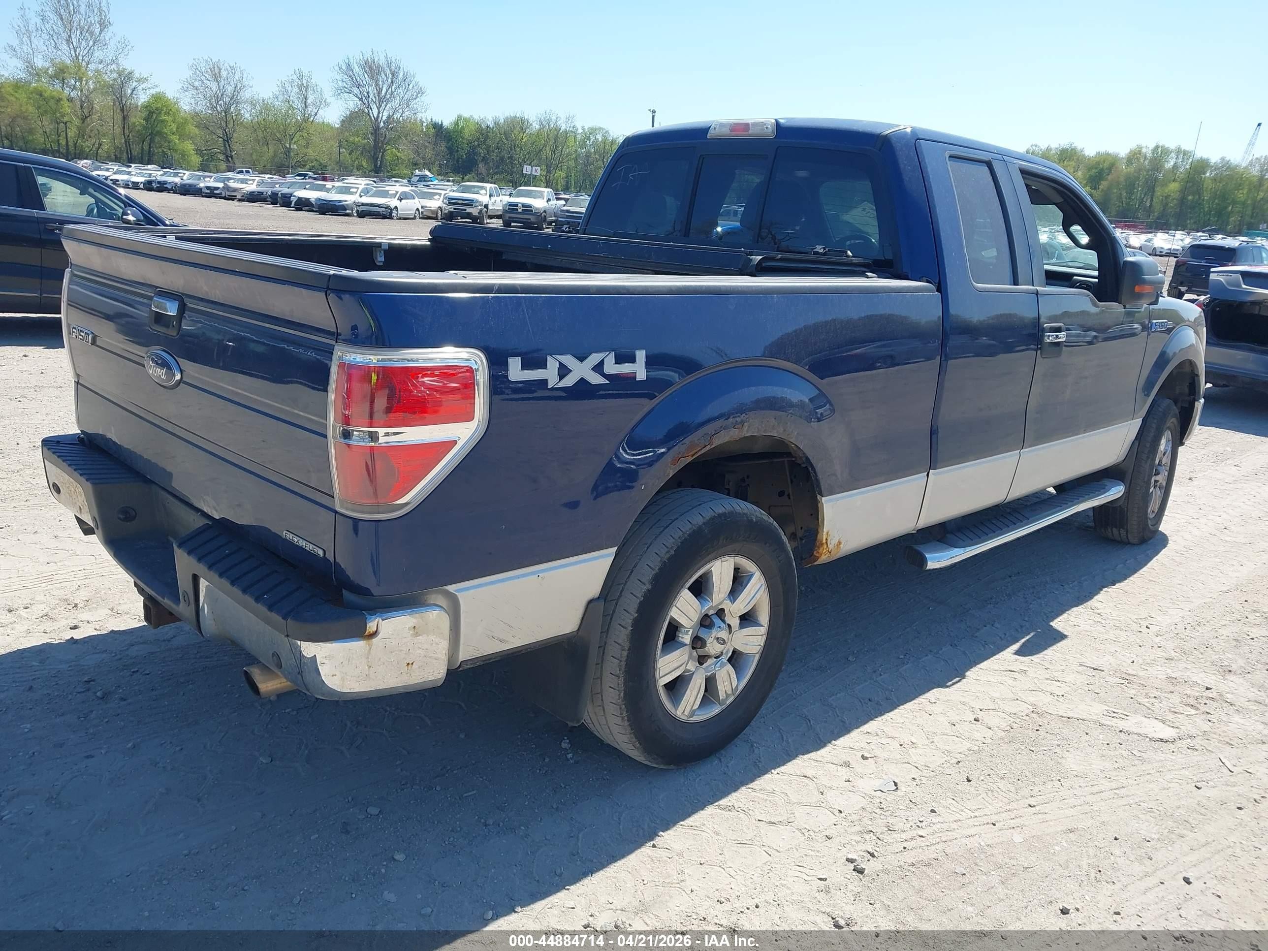 2011 Ford F-150 Xlt Blue vin: 1FTFX1EF3BFA58077