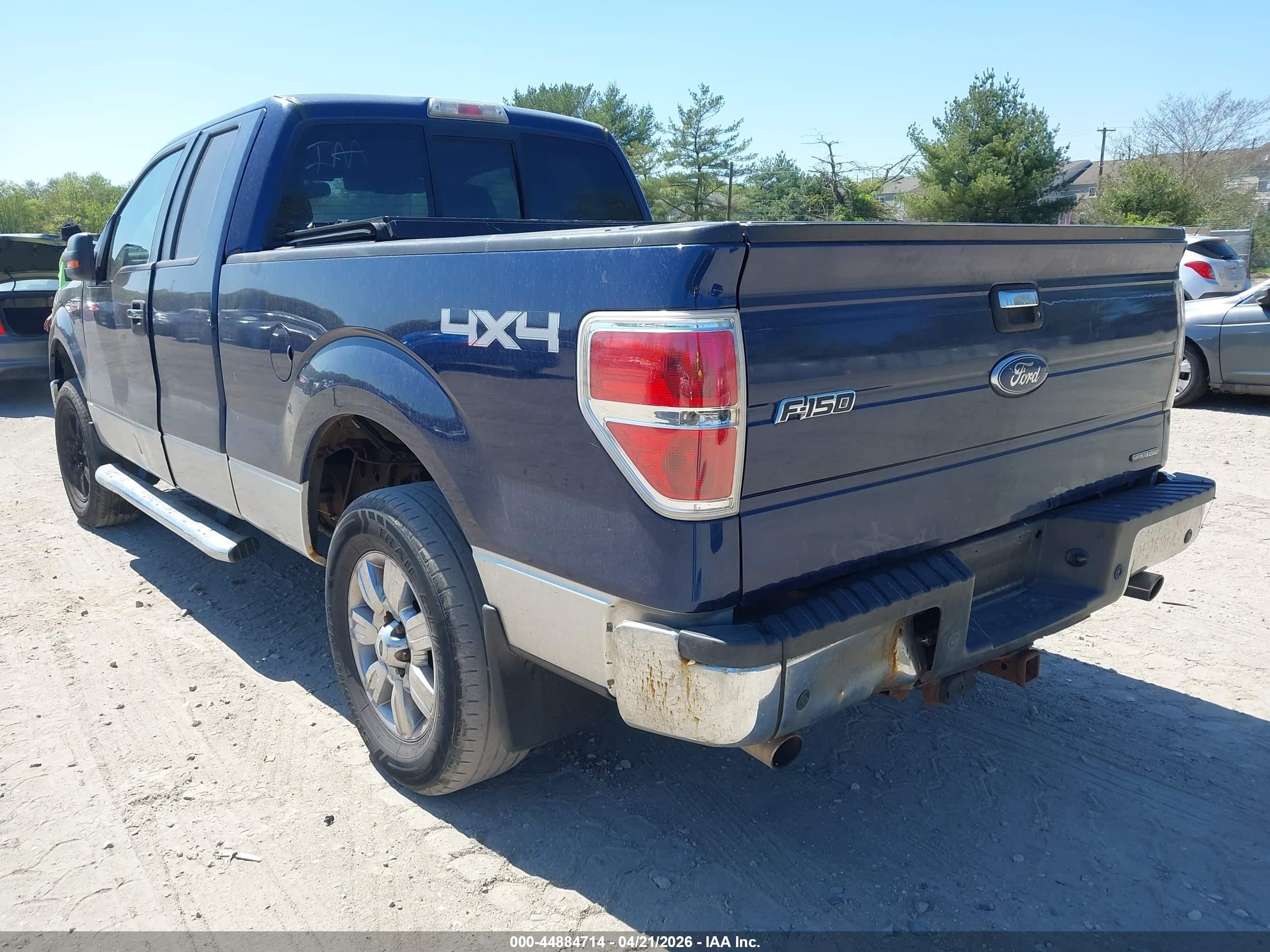 2011 Ford F-150 Xlt Blue vin: 1FTFX1EF3BFA58077