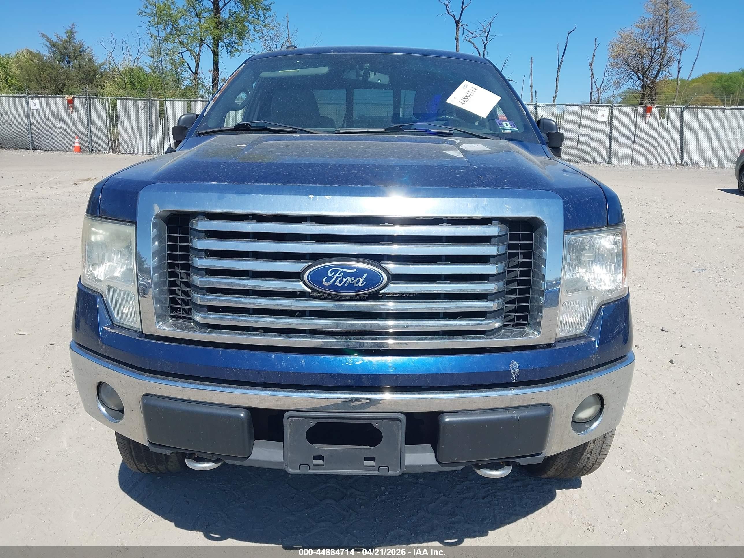 2011 Ford F-150 Xlt Blue vin: 1FTFX1EF3BFA58077