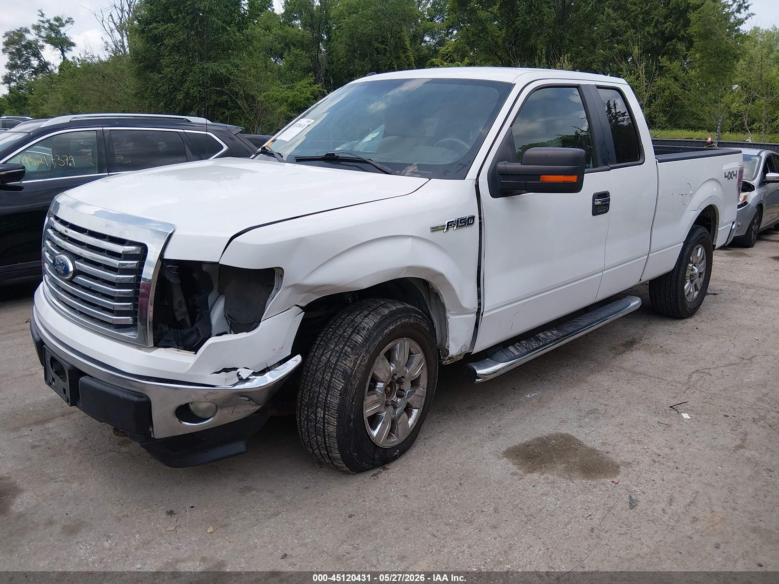 2011 Ford F-150 Xlt Белый vin: 1FTFX1EF3BFD41417