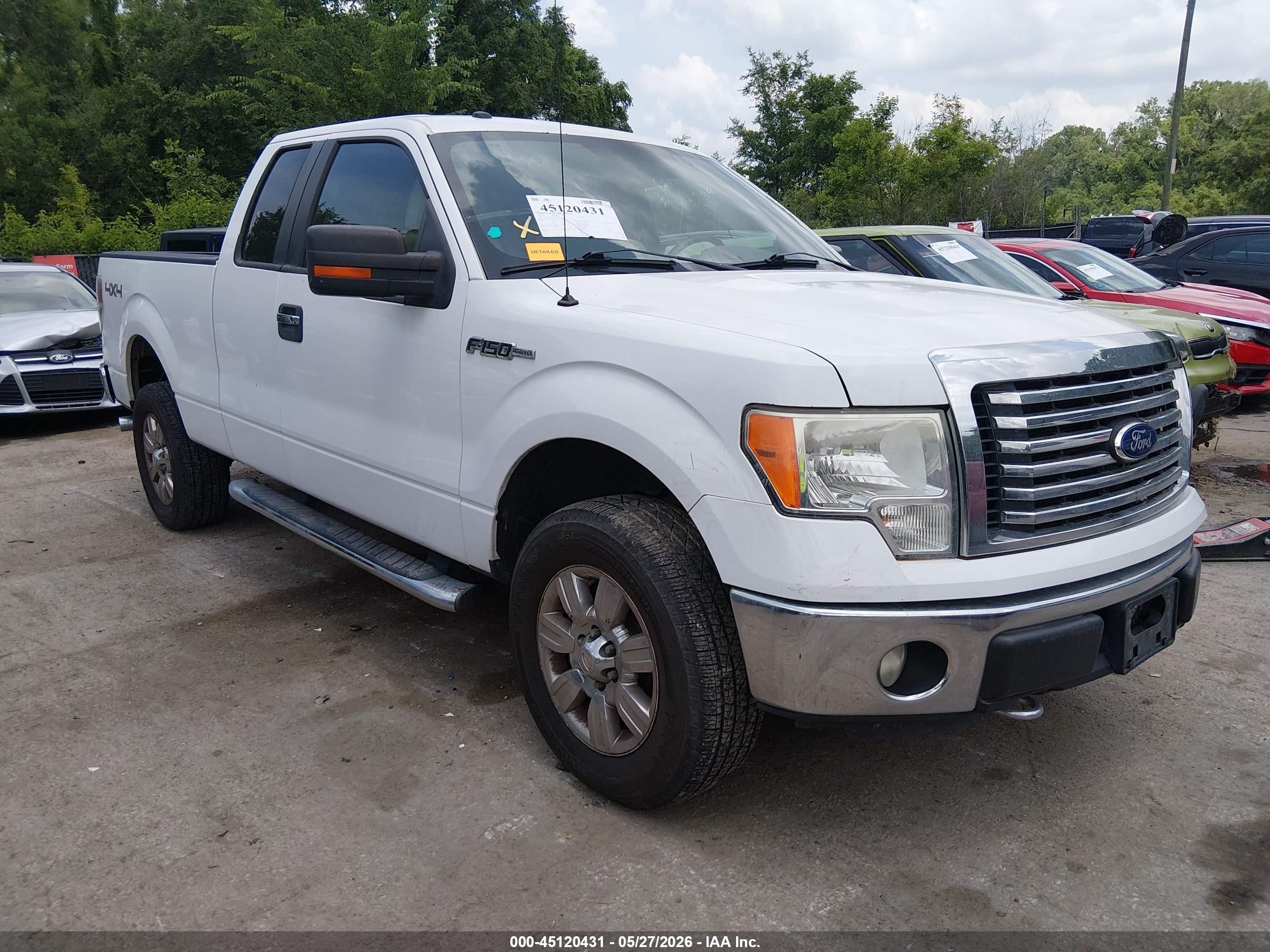 2011 Ford F-150 Xlt Белый vin: 1FTFX1EF3BFD41417