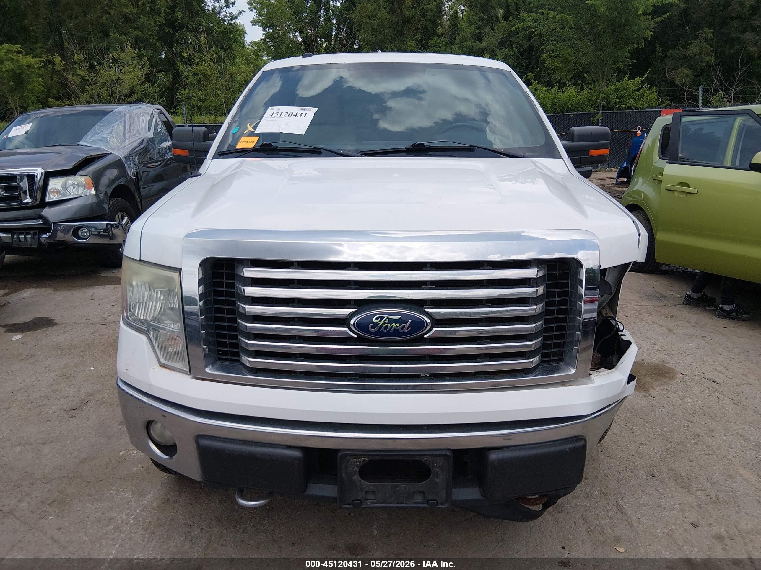 2011 Ford F-150 Xlt Белый vin: 1FTFX1EF3BFD41417