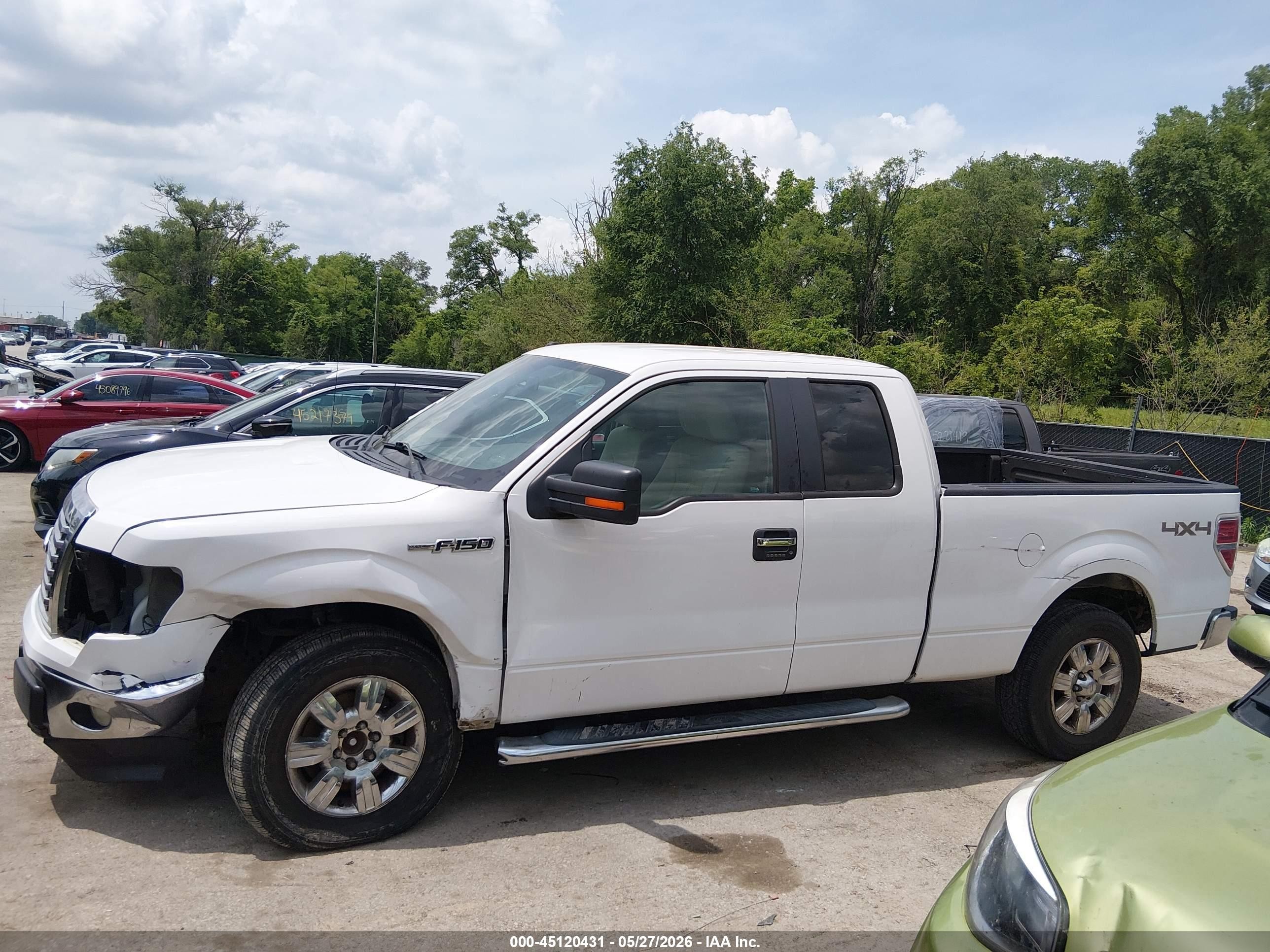 2011 Ford F-150 Xlt Белый vin: 1FTFX1EF3BFD41417